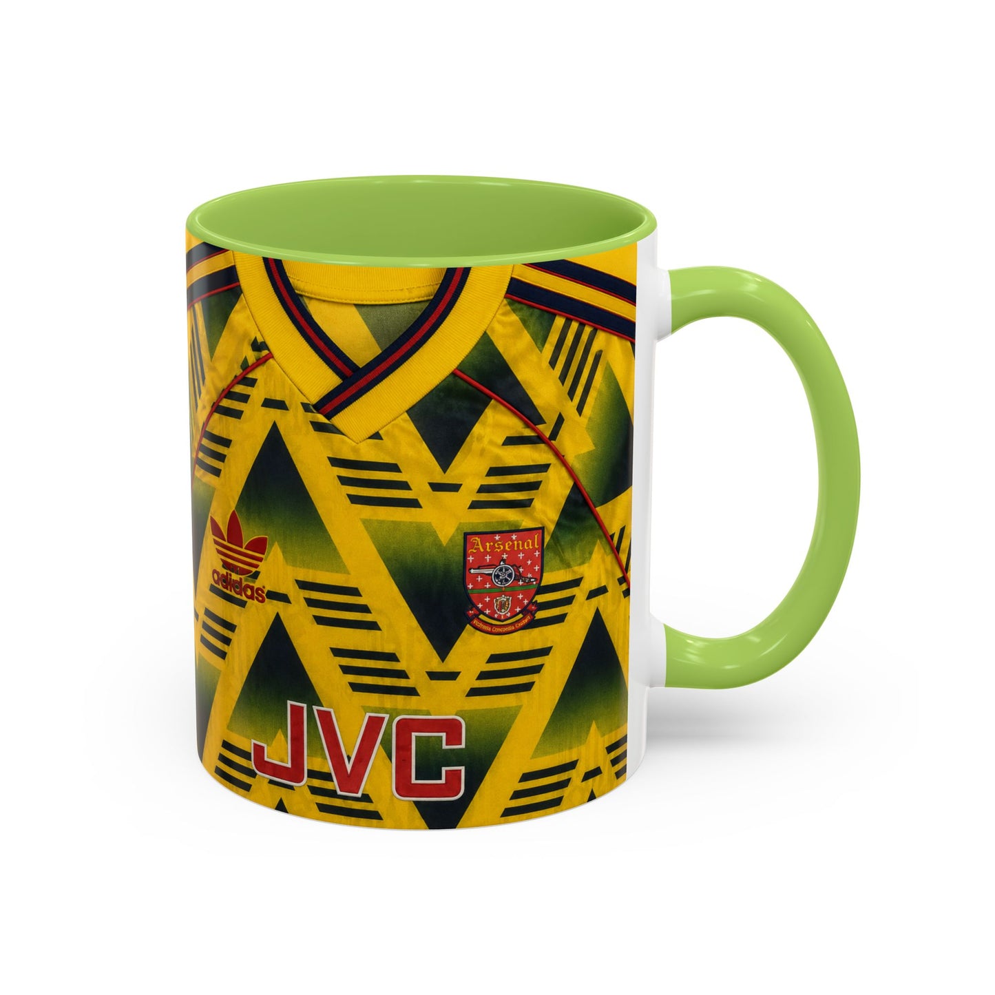 Arsenal Away Bruised Banana Shirt Accent Coffee Mug (11, 15oz)