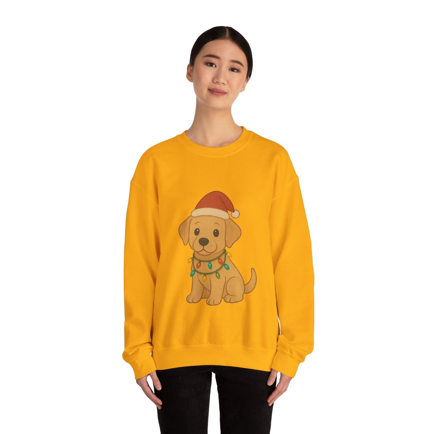 Cute Christmas Labrador Puppy Sweatshirt