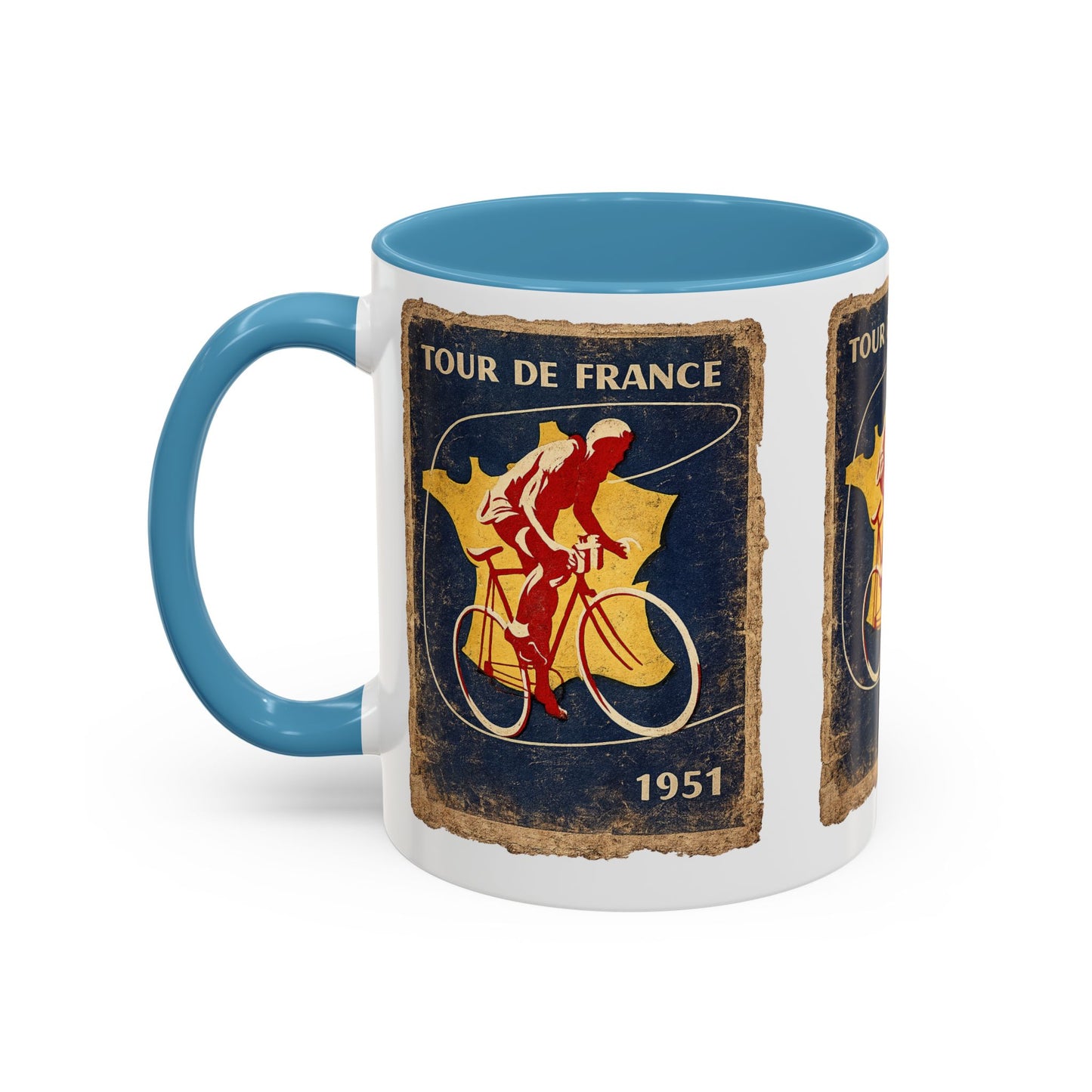 Tour de France 1951 Poster  Coffee Mug (11, 15oz)