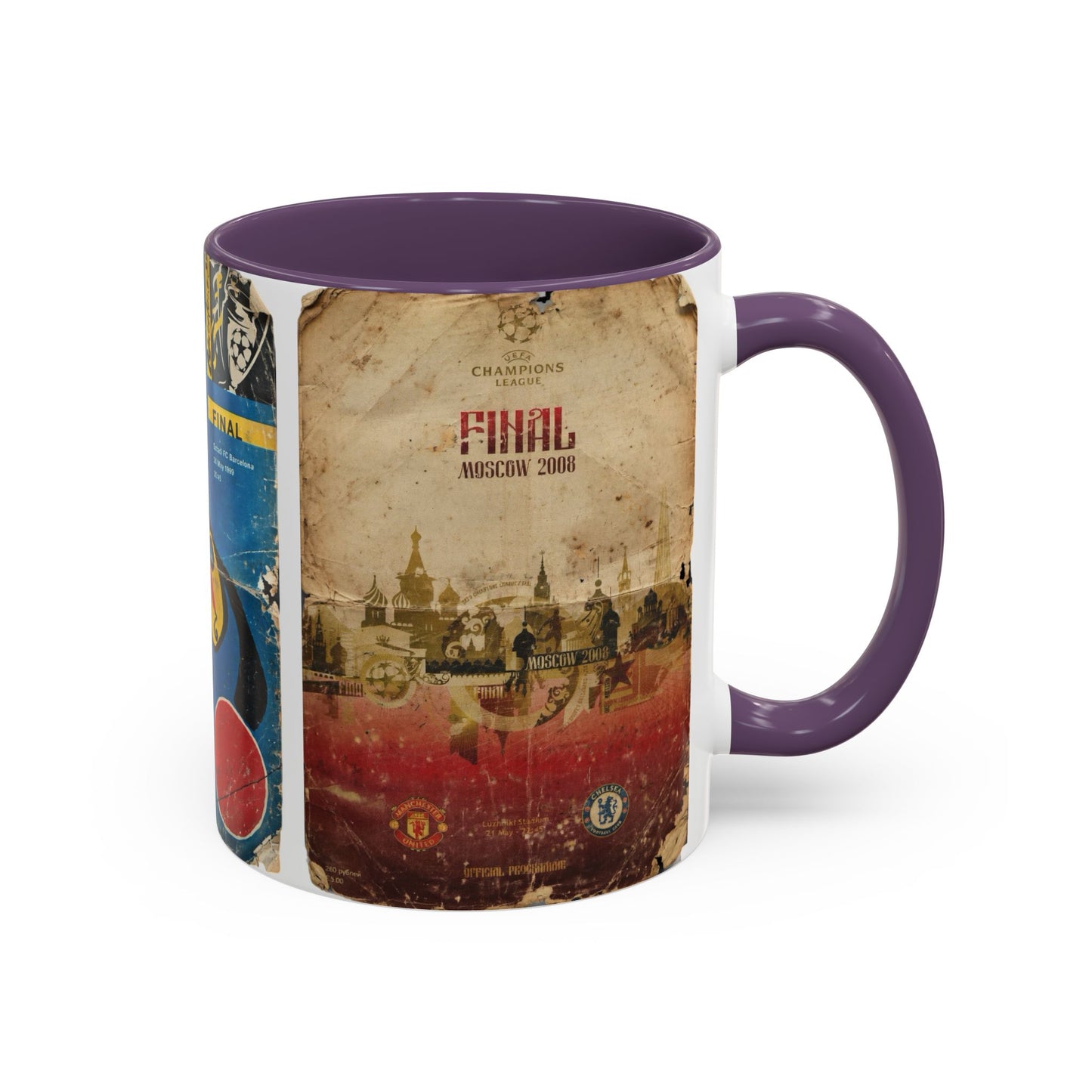 Manchester United European Cup Champions League Poster Coffee Mug (11, 15oz)