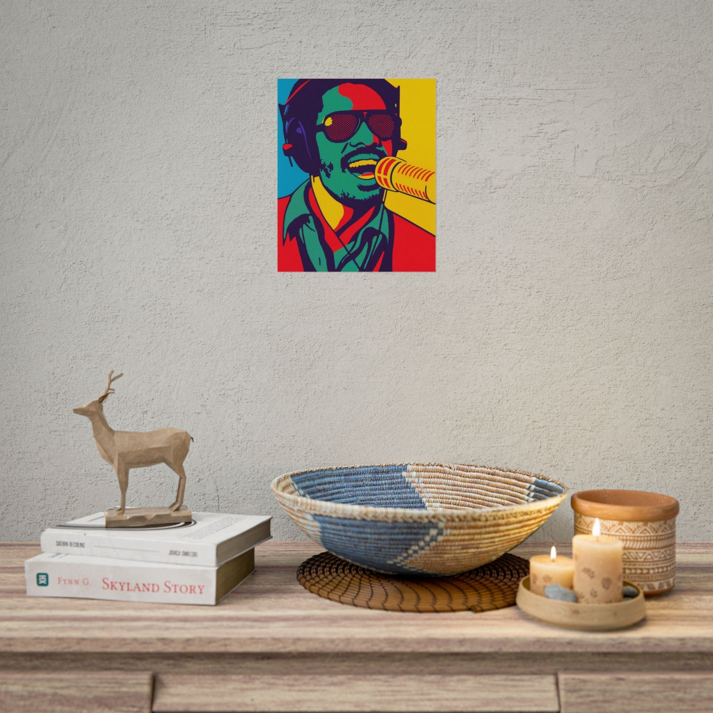 Stevie Wonder Pop Art Poster