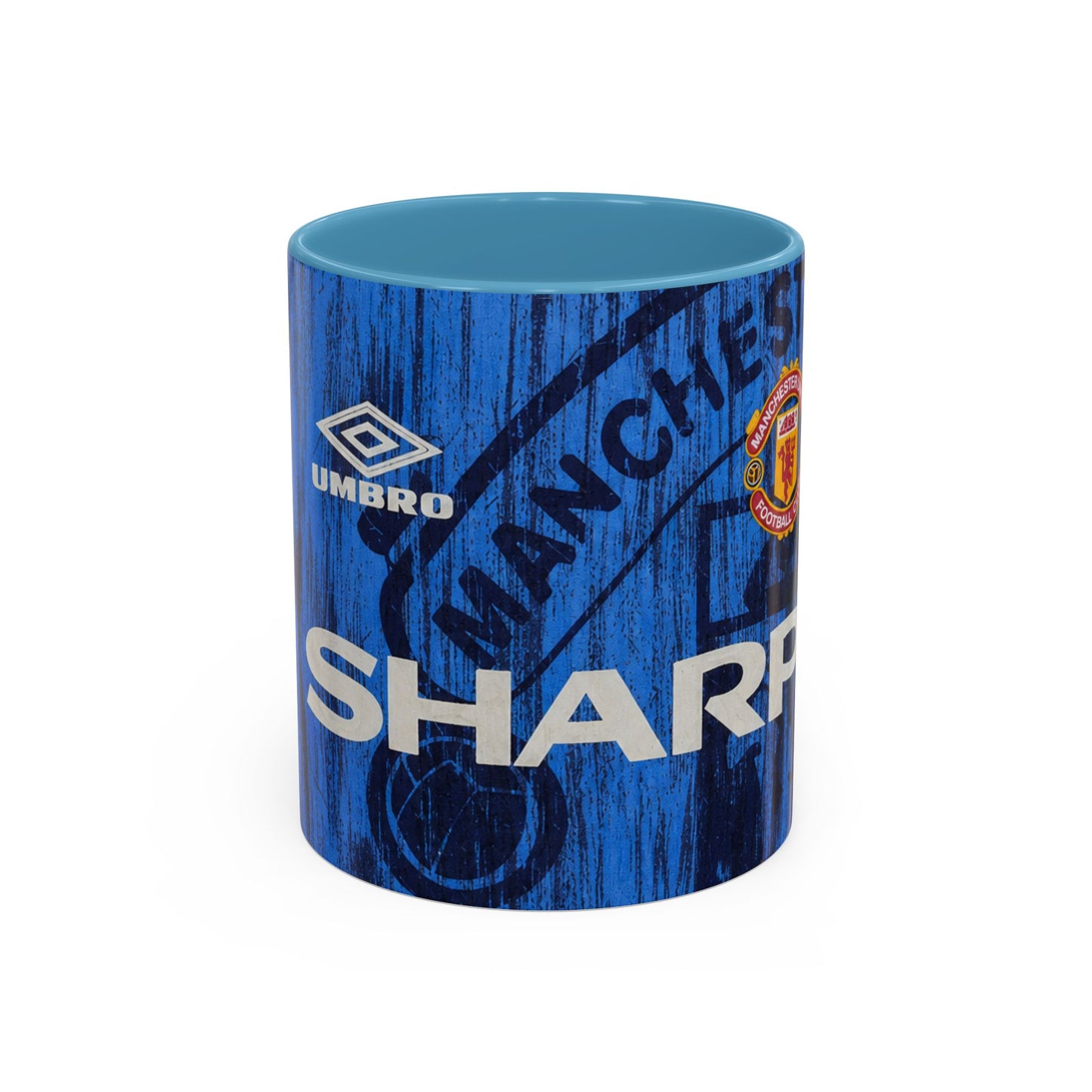 Manchester United 1992-93 Away Shirt Accent Coffee Mug (11, 15oz)