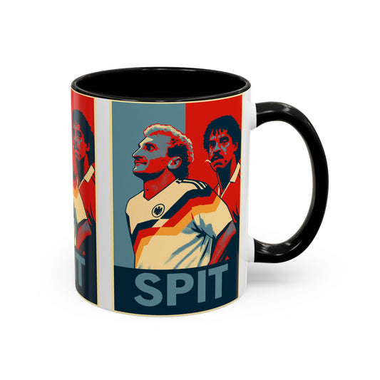 Rudy Voller and Frank Rijkaard Italia 90 Hope Poster Mug - Spit