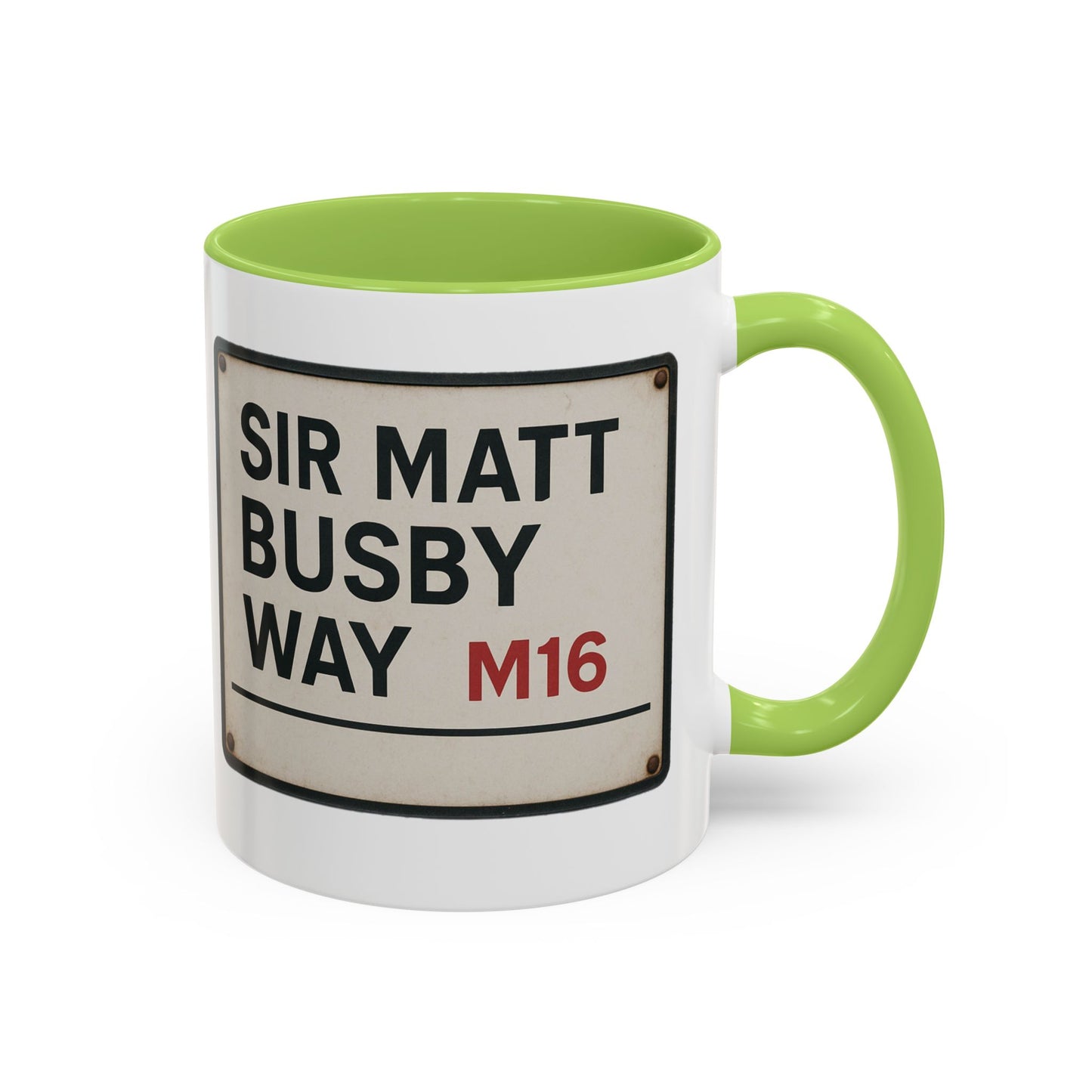 Sir Matt Busby Way Manchester United Mug