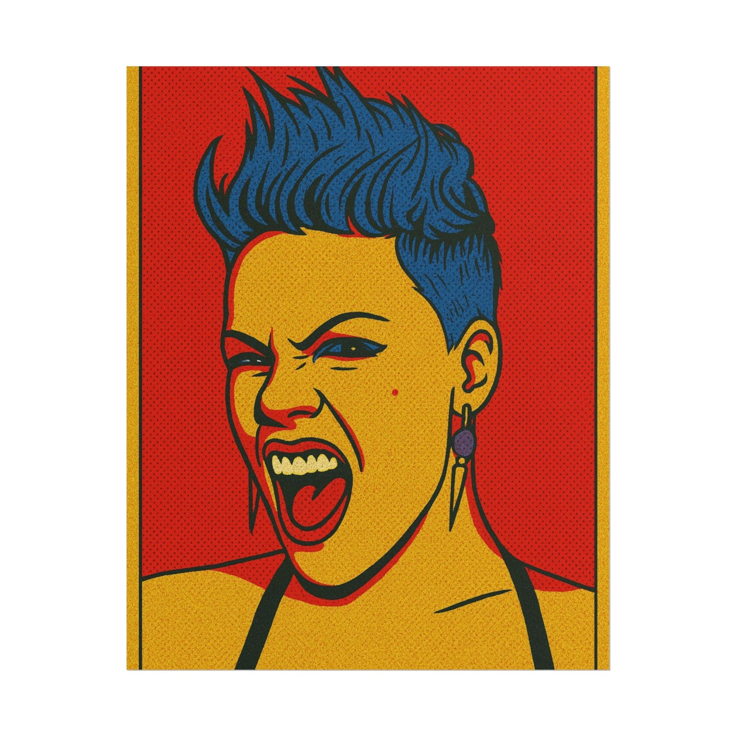 Pink Pop Art Poster