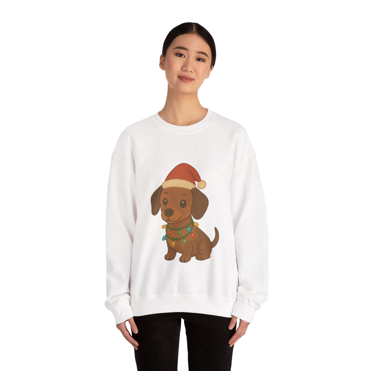 Christmas Dachshund Puppy Christmas Sweatshirt