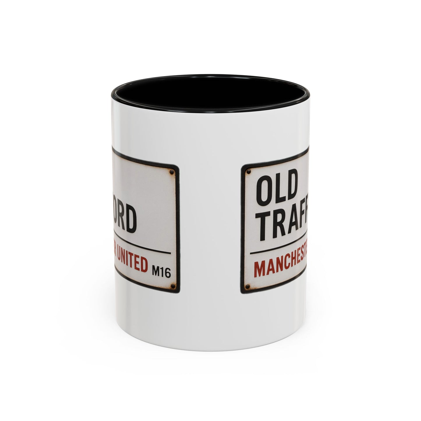 Manchester United Old Trafford Road Sign Mug