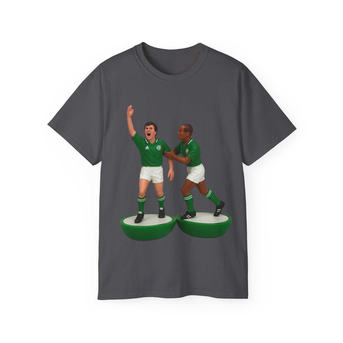 Ray Houghton And Terry Phelan Subbuteo T-Shirt - Ireland