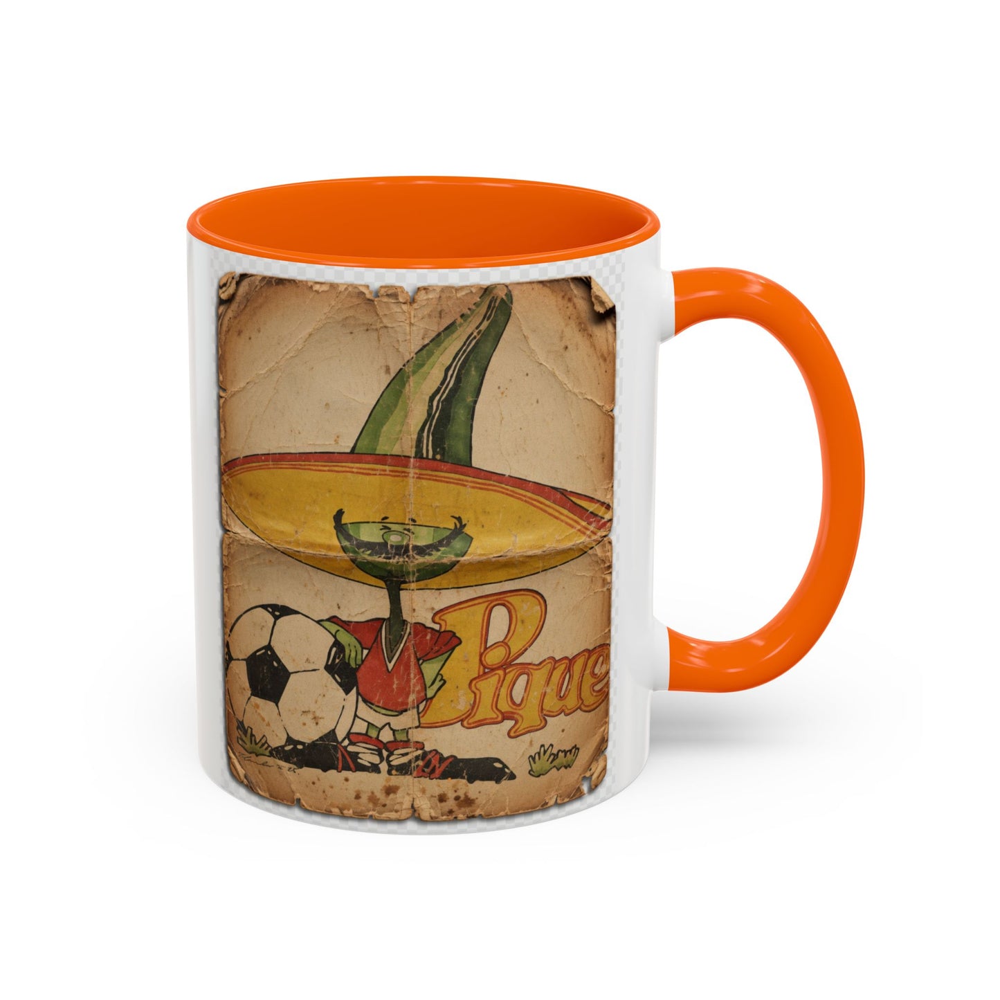 Mexico 86 Mascot Poster Pique Coffee Mug (11, 15oz)