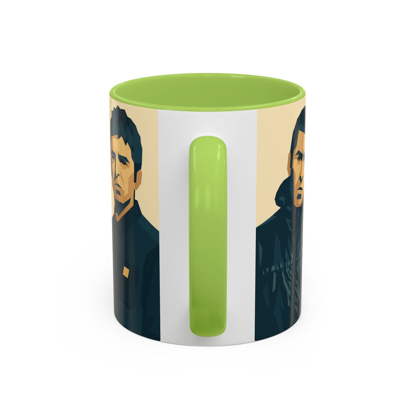 Oasis-Inspired Coffee Mug, Liam and Noel Gallagher
