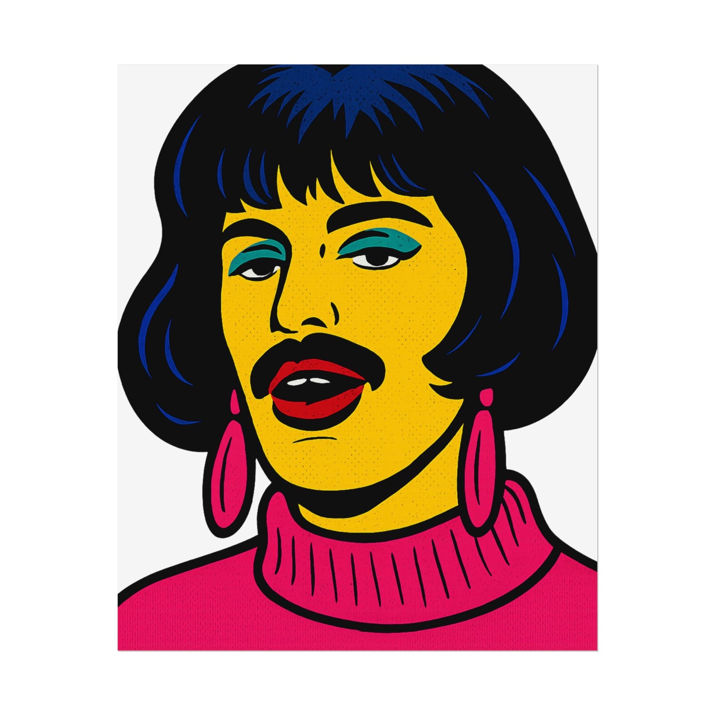 Mercury Pop Art I Want To Break Free Poster