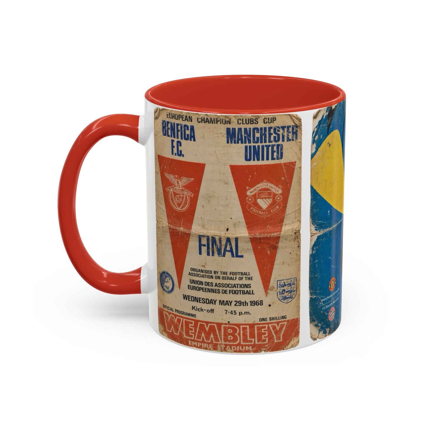 Manchester United European Cup Champions League Poster Coffee Mug (11, 15oz)