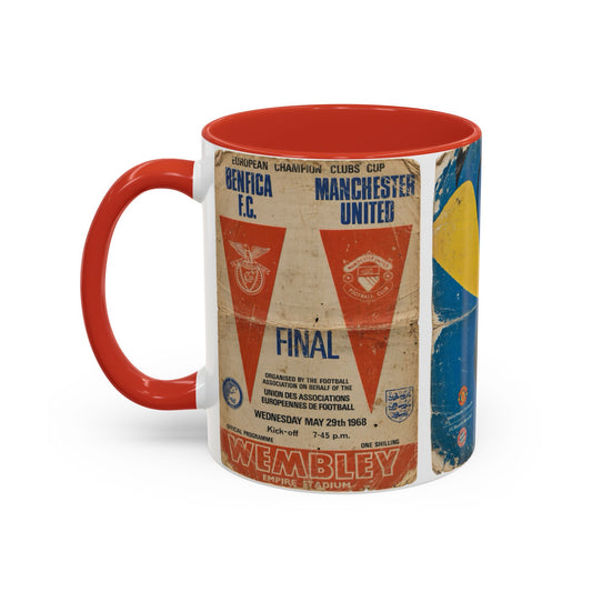 Manchester United European Cup Champions League Poster Coffee Mug (11, 15oz)