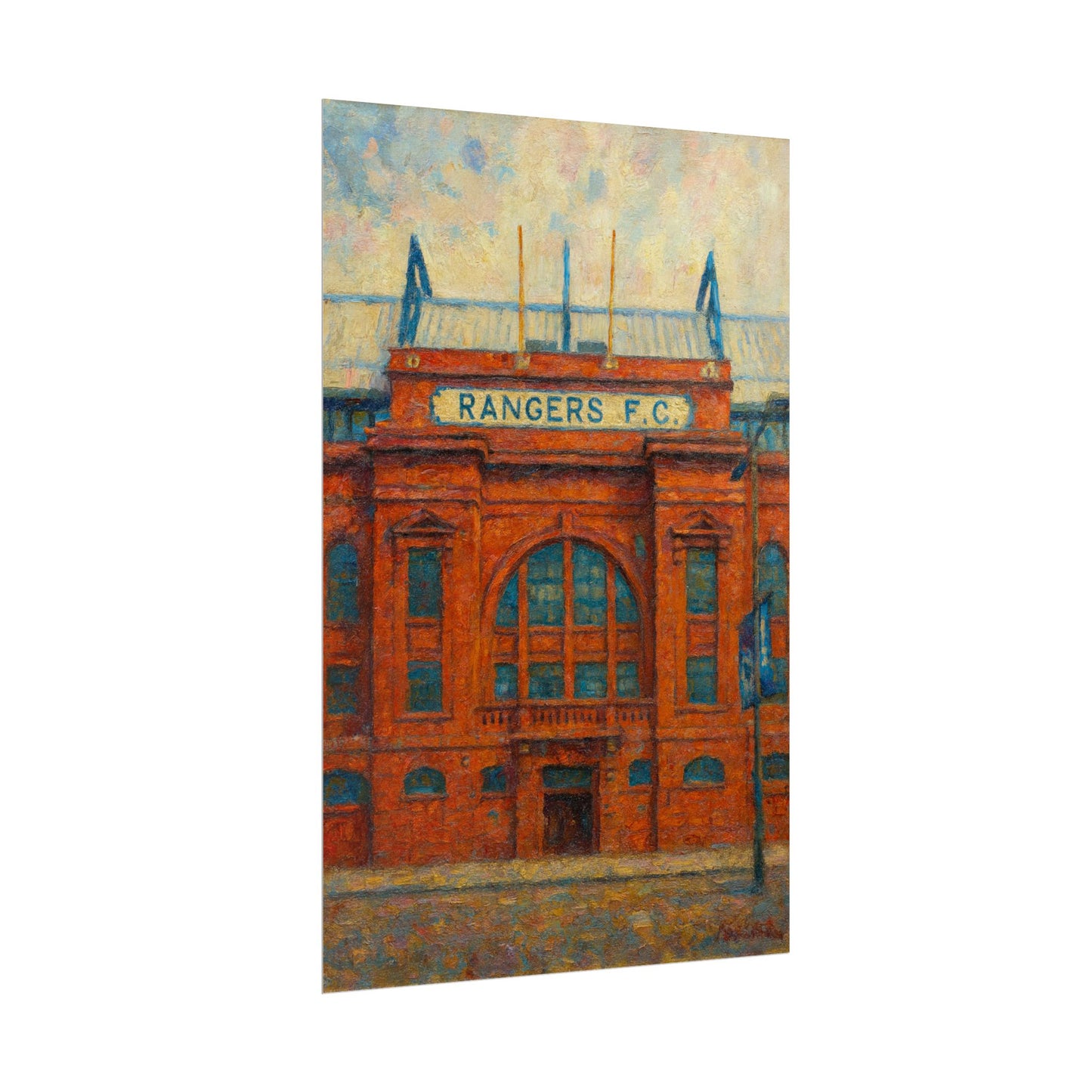 Ibrox Stadium Rangers FC Rolled Posters