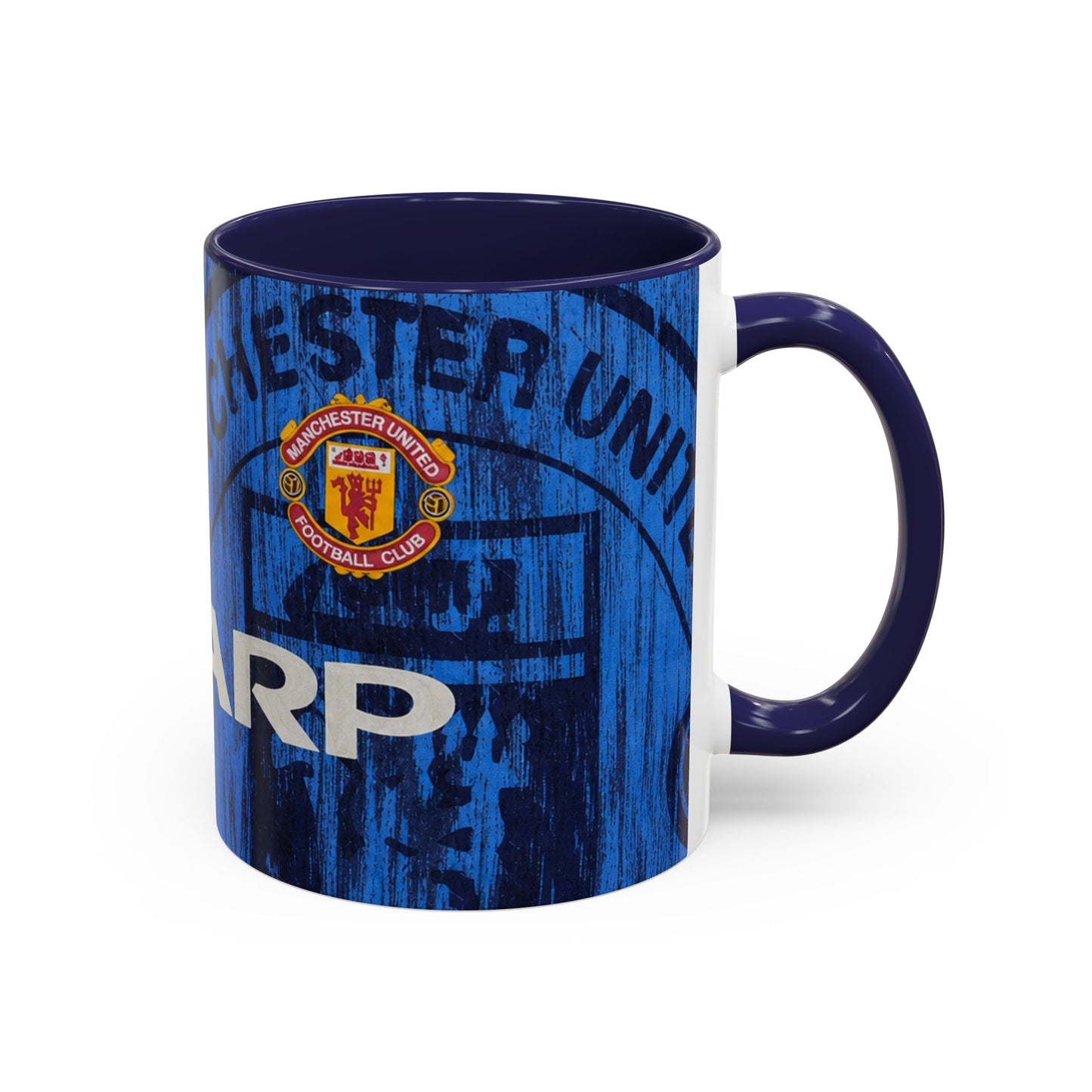 Manchester United 1992-93 Away Shirt Accent Coffee Mug (11, 15oz)