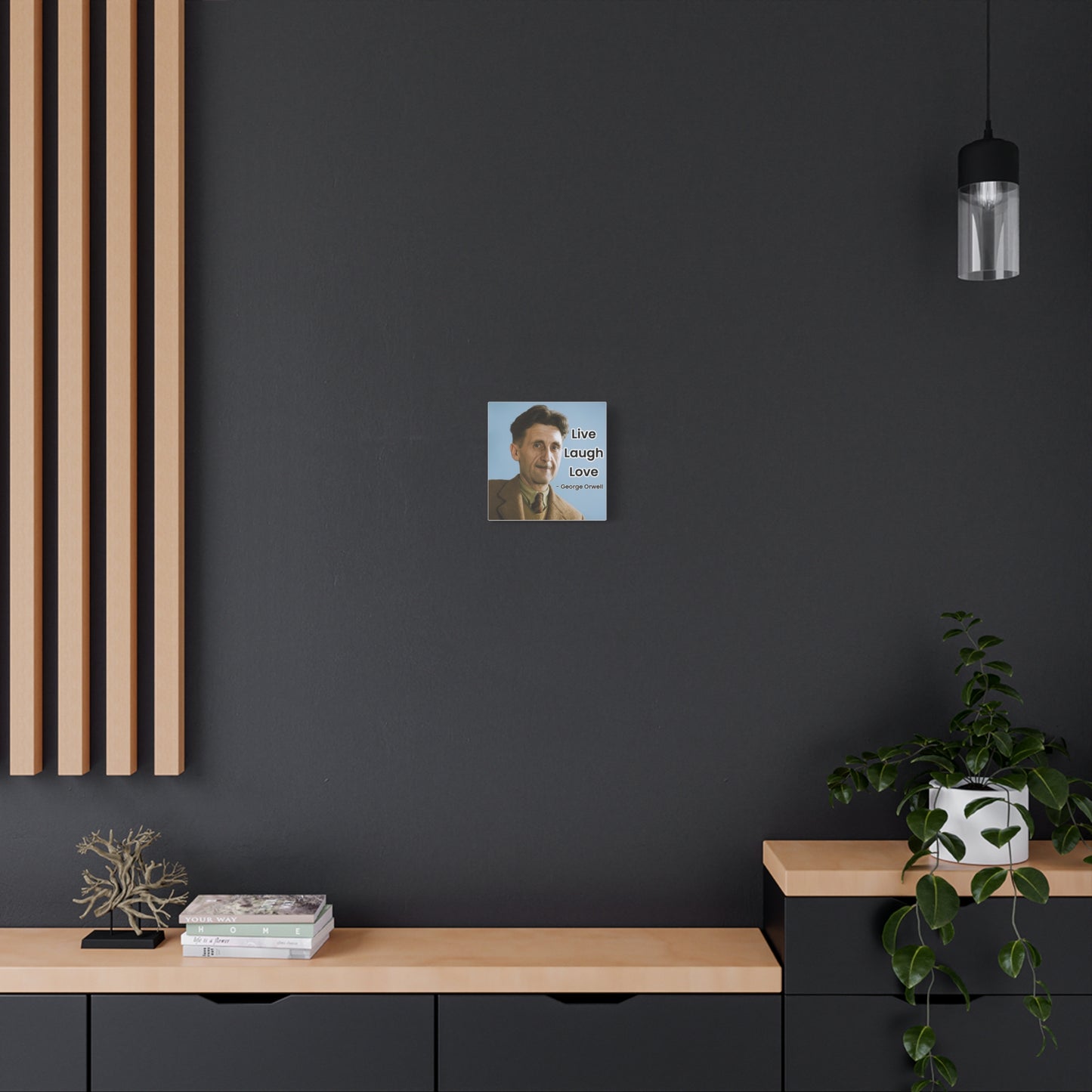 George Orwell Live Laugh Love Canvas