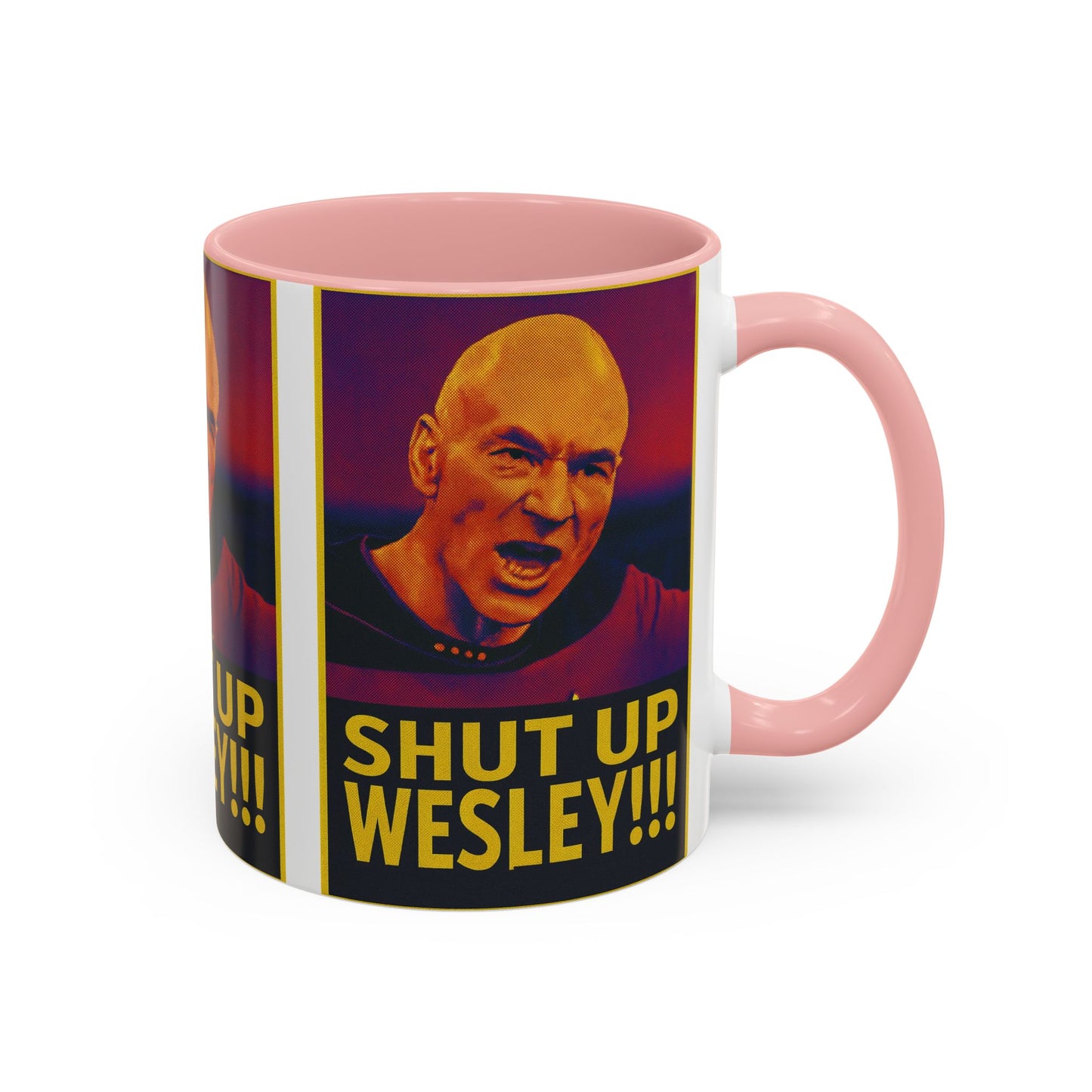 Captain Picard Shut Up Wesley! Mug
