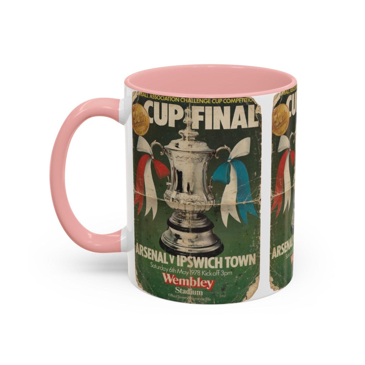 1978 FA Cup Final Programme Ipswich Town Arsenal Poster Accent Coffee Mug (11, 15oz)