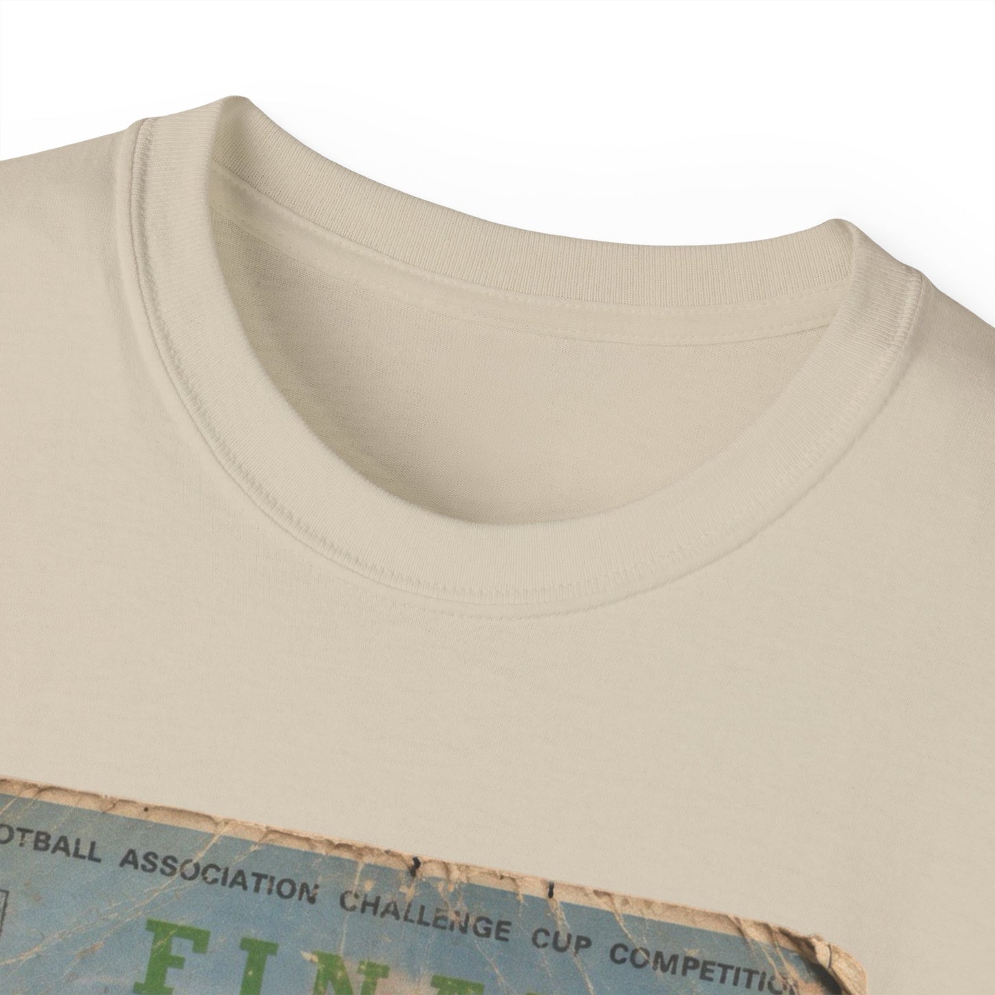 1973 FA Cup Final Programme Sunderland Leeds United Unisex Ultra Cotton Tee