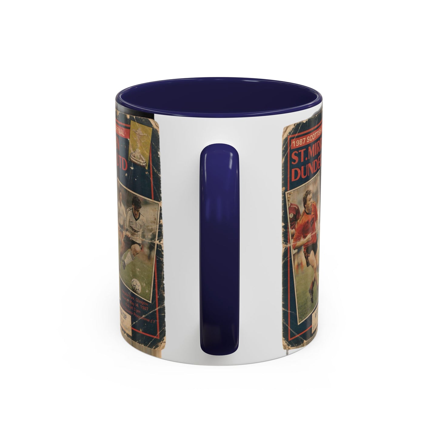 1987 Scottish Cup Final St Mirren Dundee United Programme Poster Accent Coffee Mug (11, 15oz)