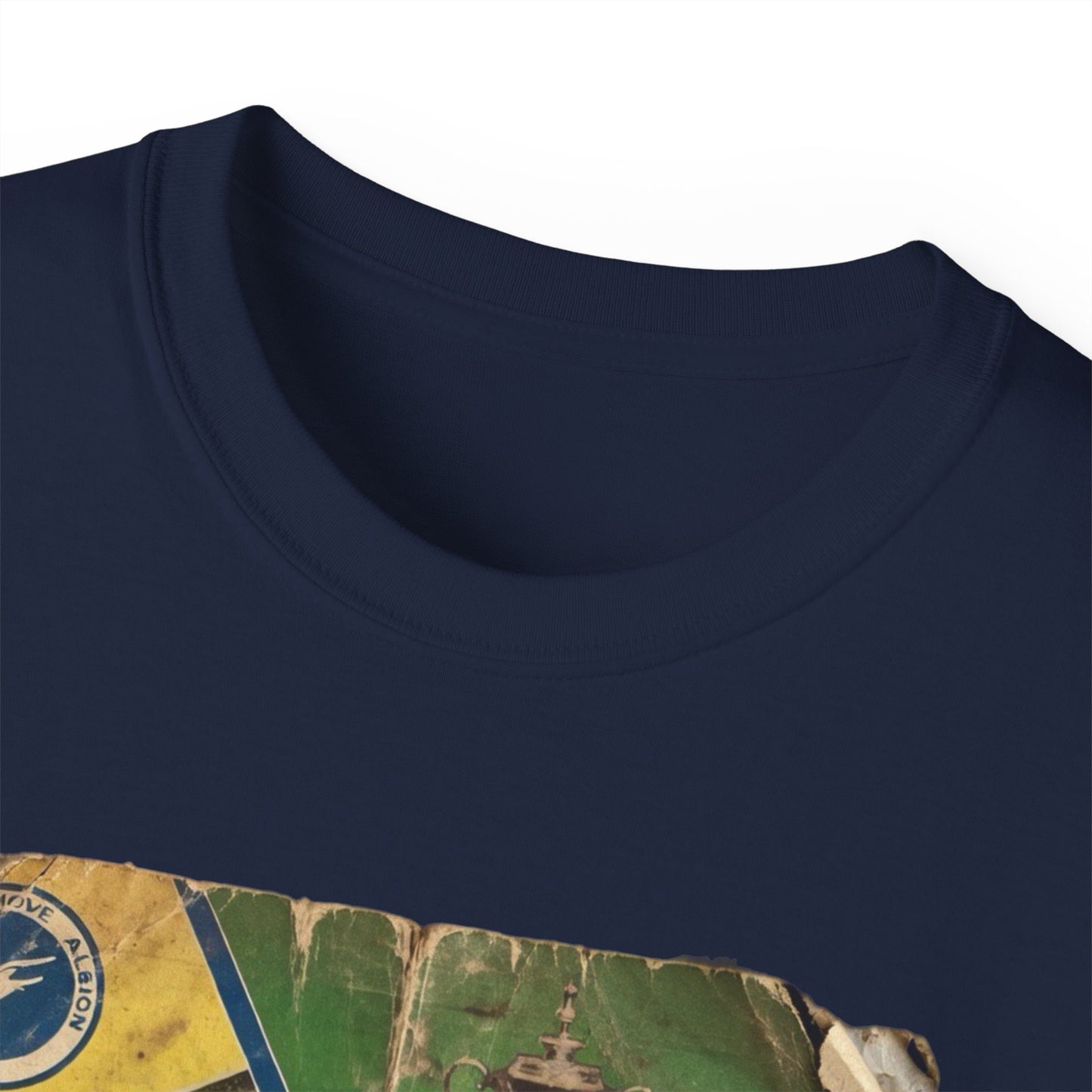 1983 FA Cup Final Manchester United Brighton Programme Poster Unisex Ultra Cotton Tee