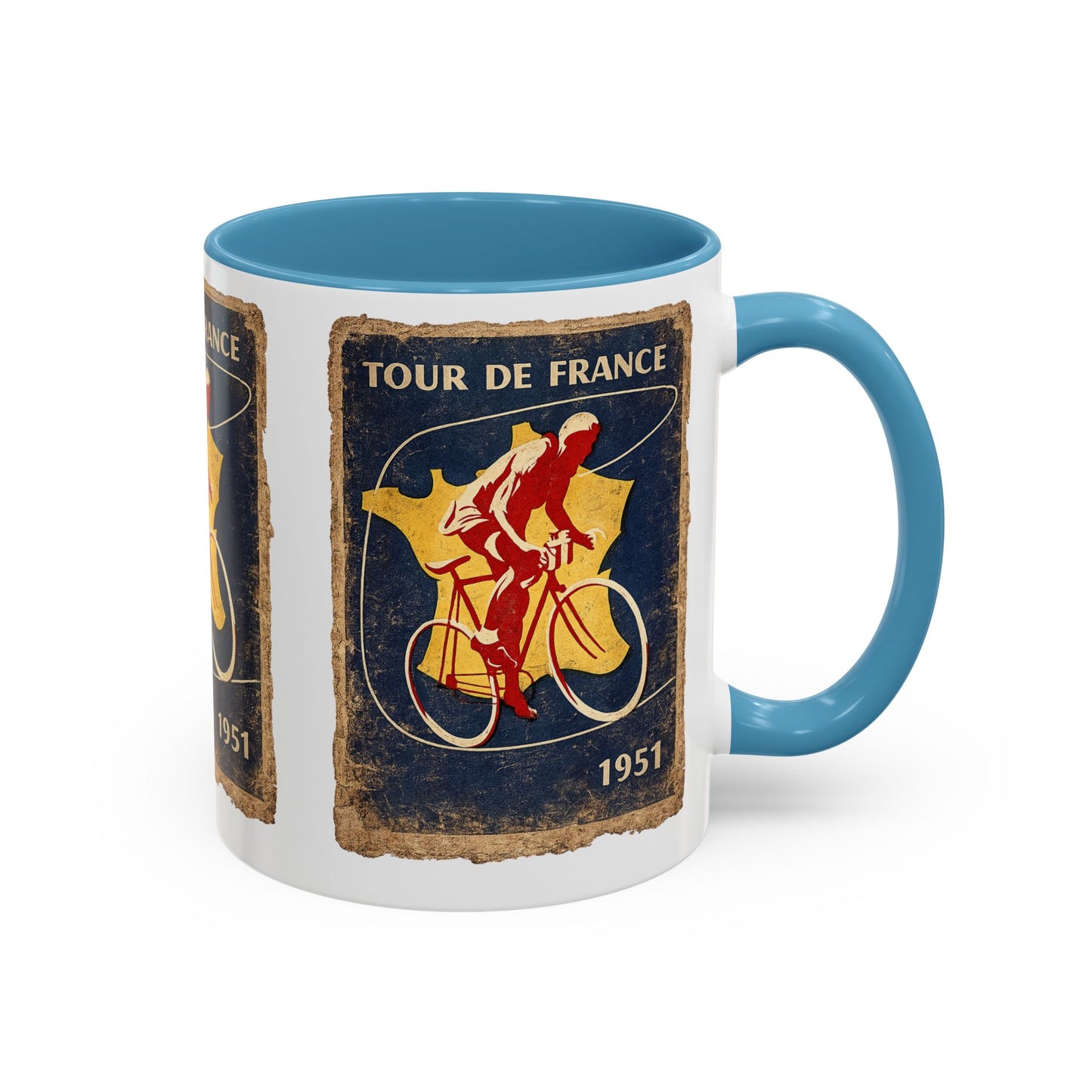 Tour de France 1951 Poster  Coffee Mug (11, 15oz)