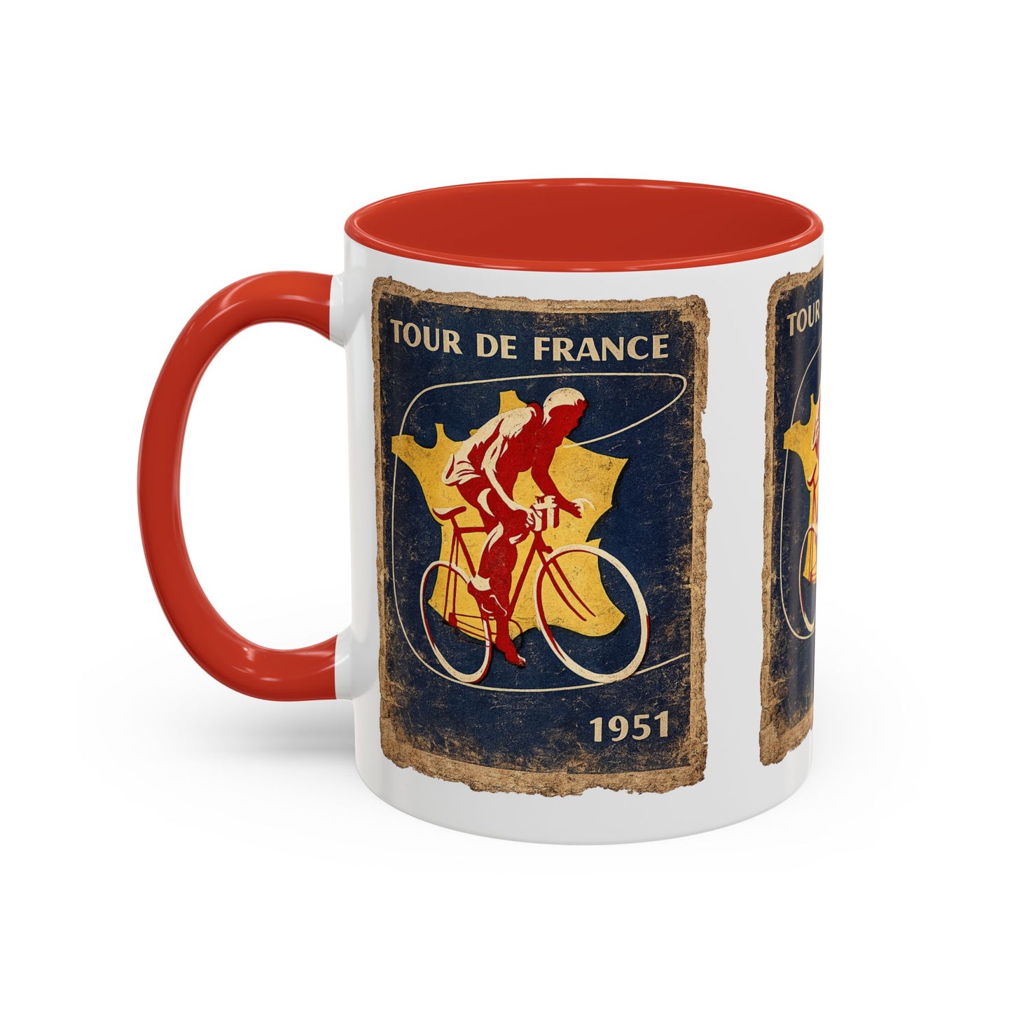 Tour de France 1951 Poster  Coffee Mug (11, 15oz)