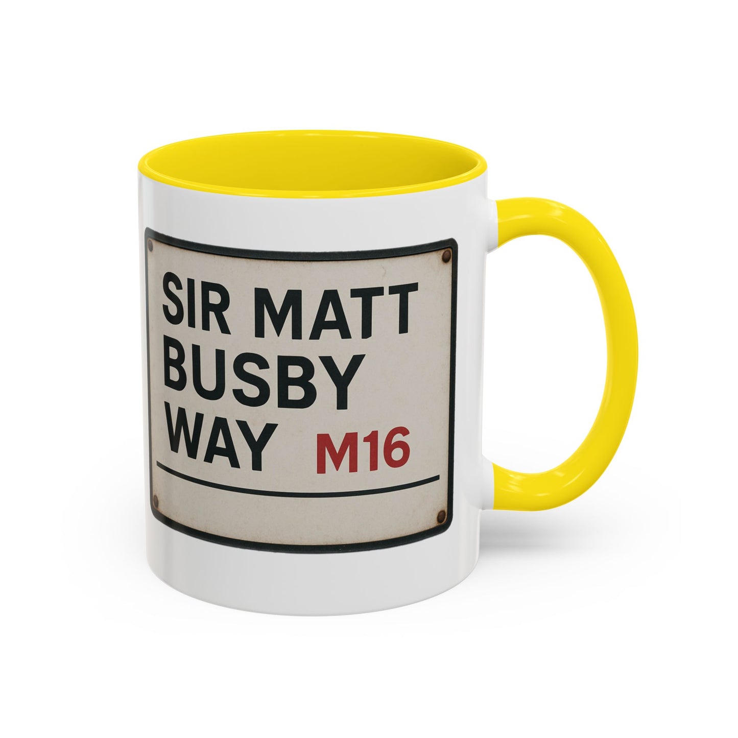 Sir Matt Busby Way Manchester United Mug