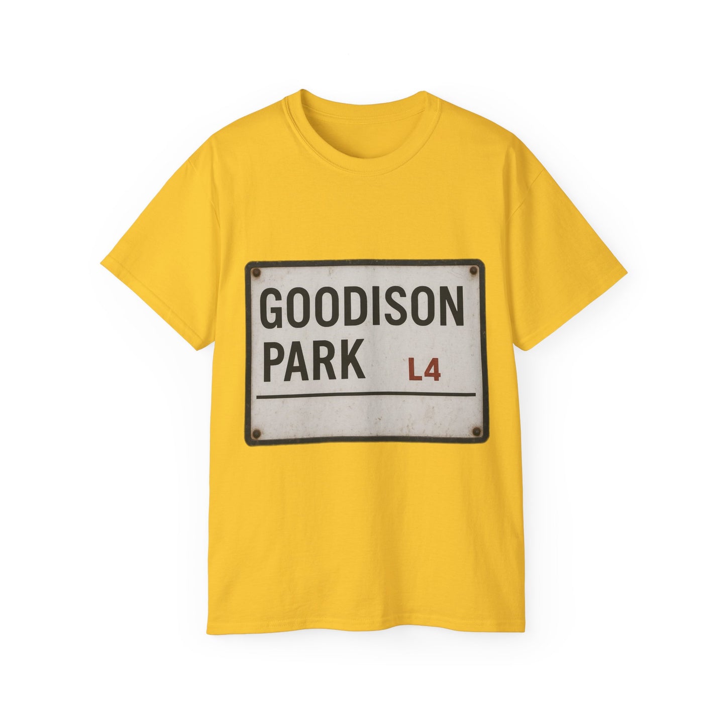 Goodison Park Everton Road Sign T-Shirt