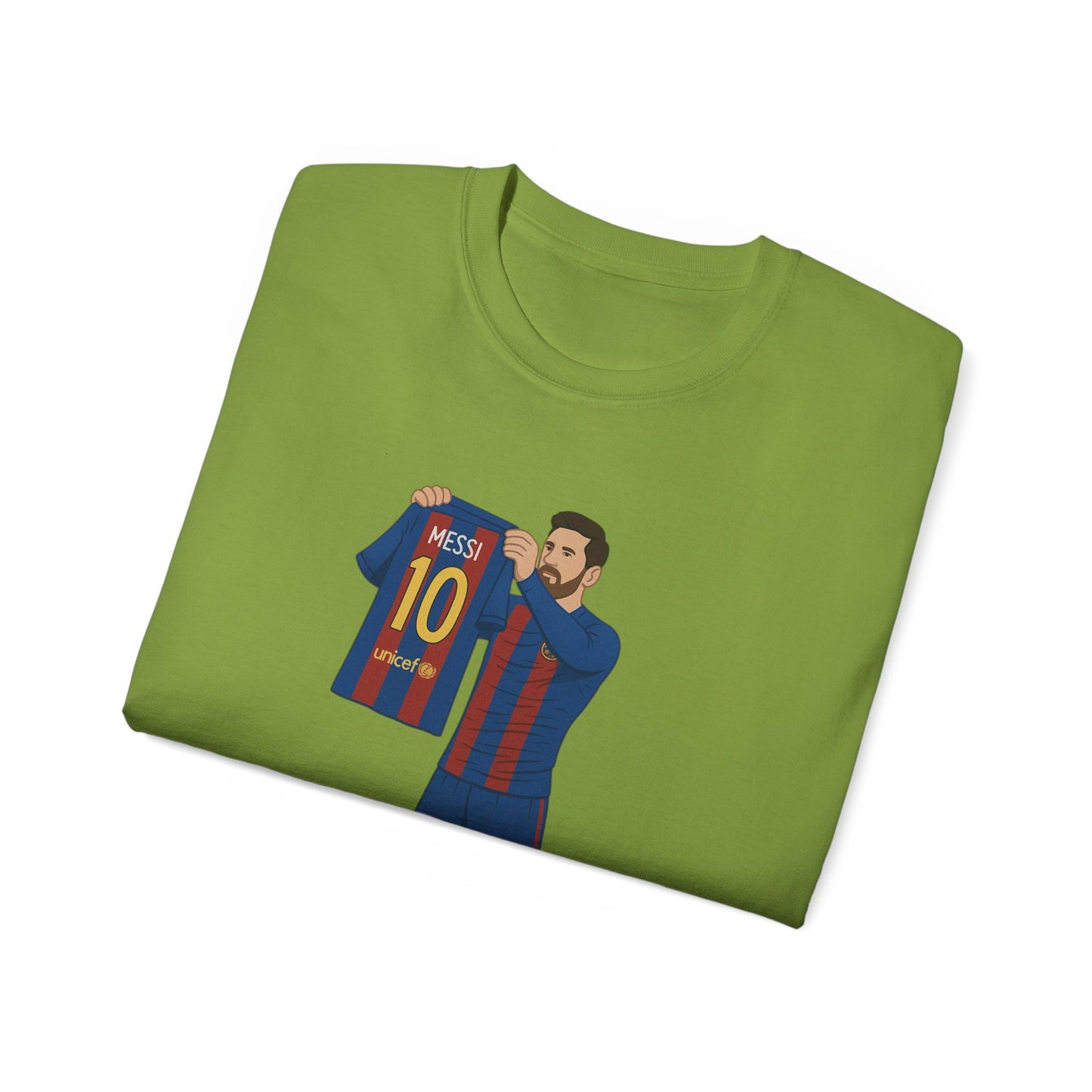 Lionel Messi Cartoon Subbuteo T-Shirt - Barcelona