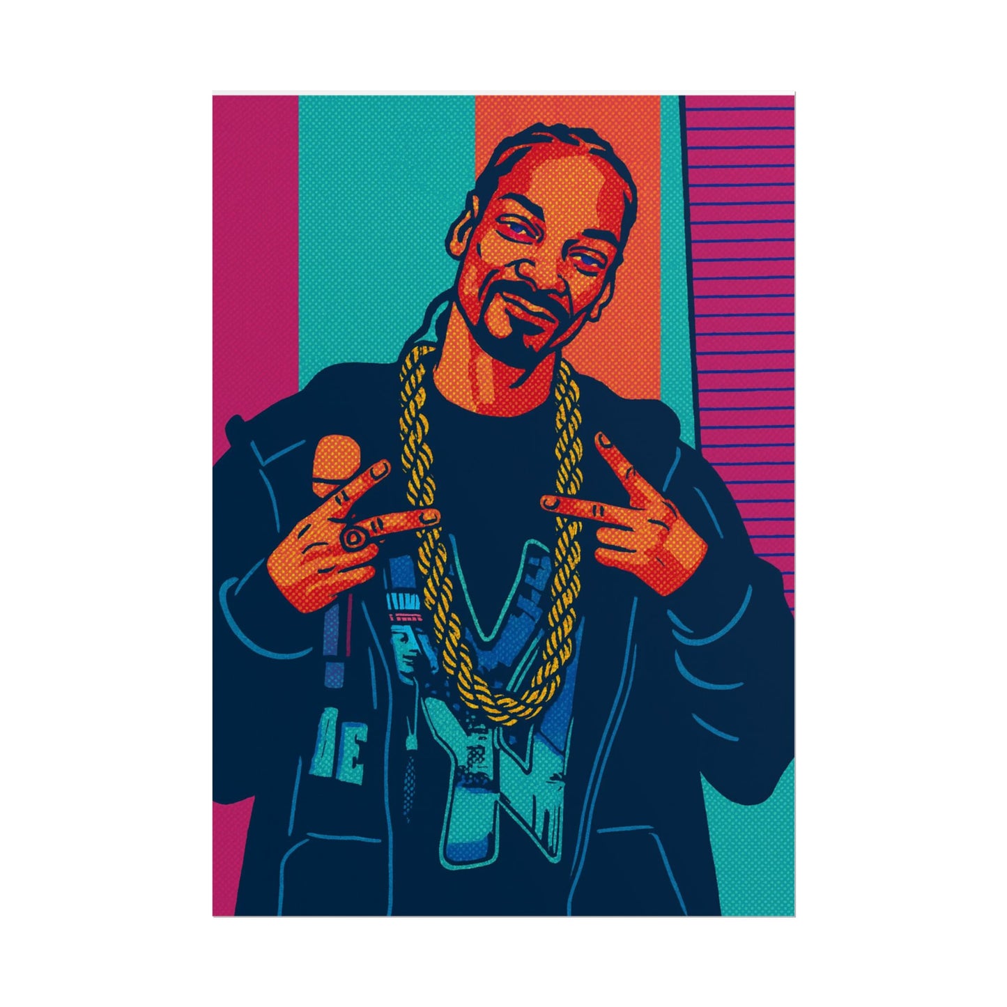 Snoop Dogg Pop Art Poster