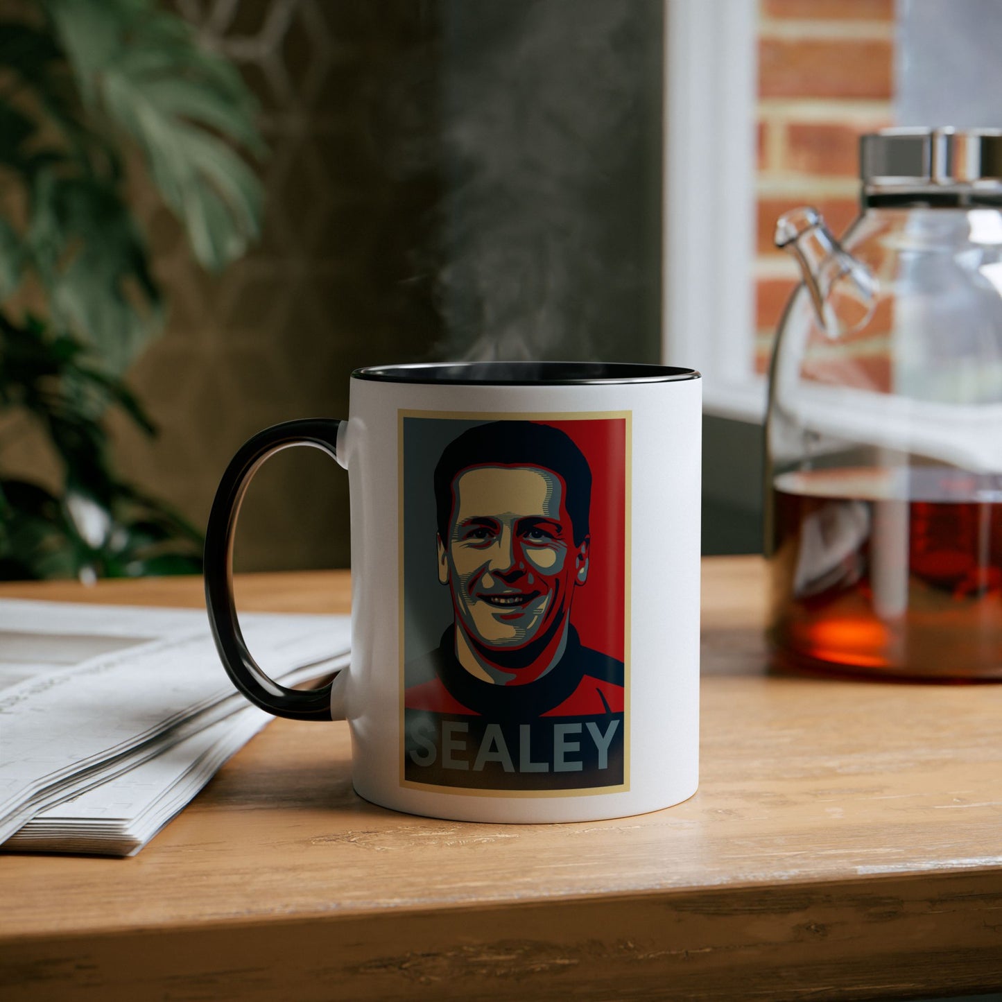 Les Sealey Hope Poster Mug - Manchester United
