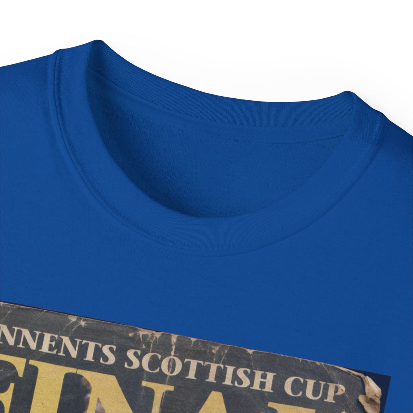 1994 Scottish Challenge Cup Final Dundee United Rangers Programme Poster Unisex Ultra Cotton Tee