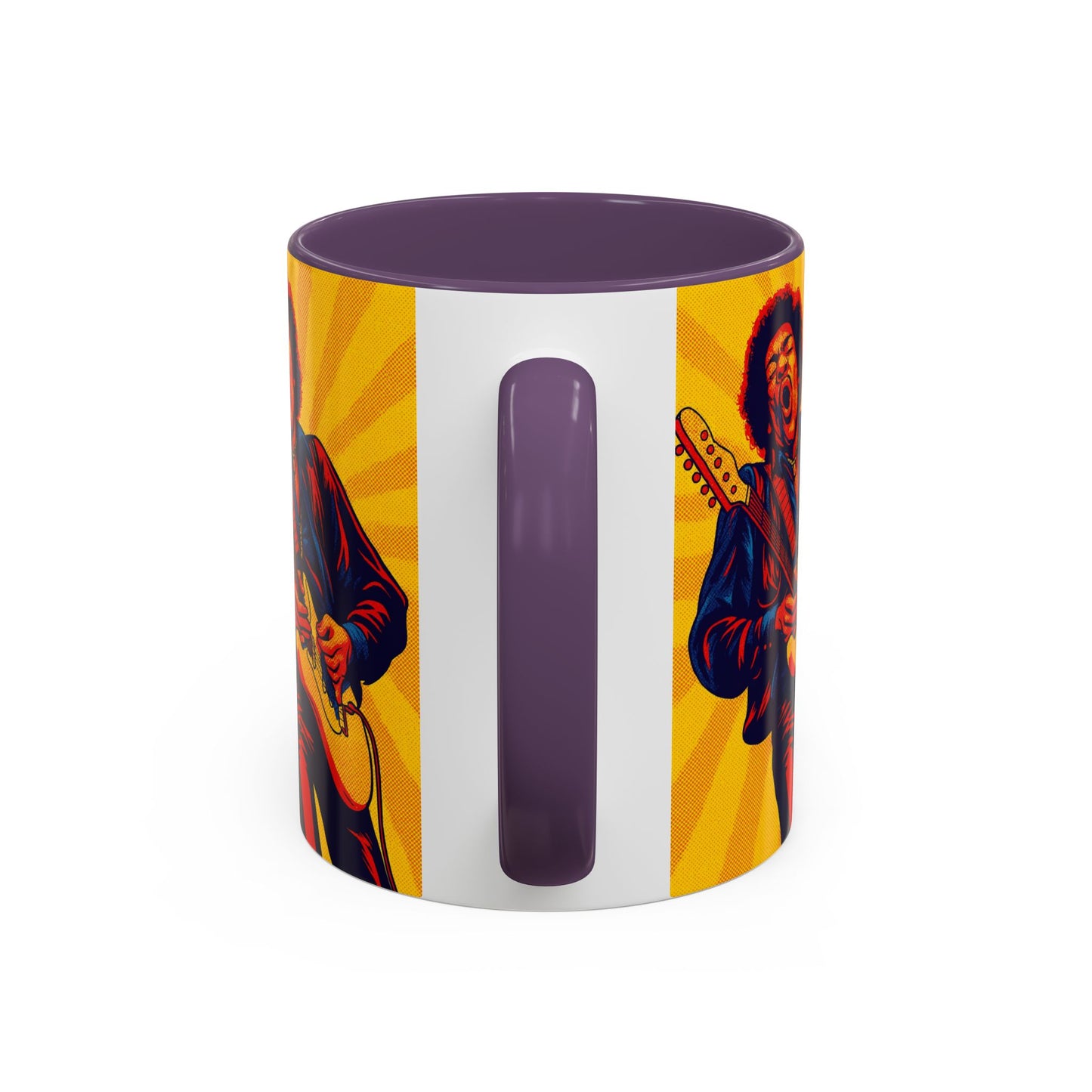 Jimi Hendrix Guitar Pop Art Mug