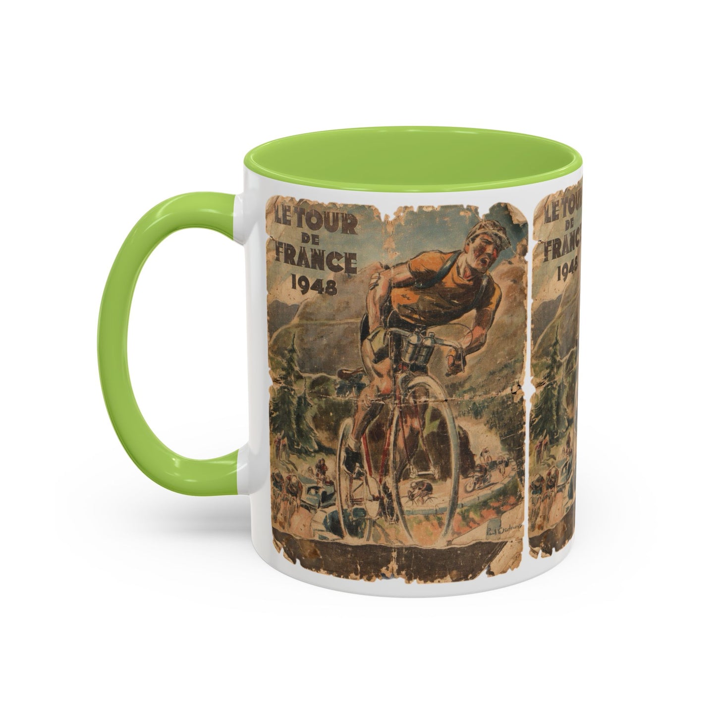 Tour De France 1948 Poster Coffee Mug (11, 15oz)