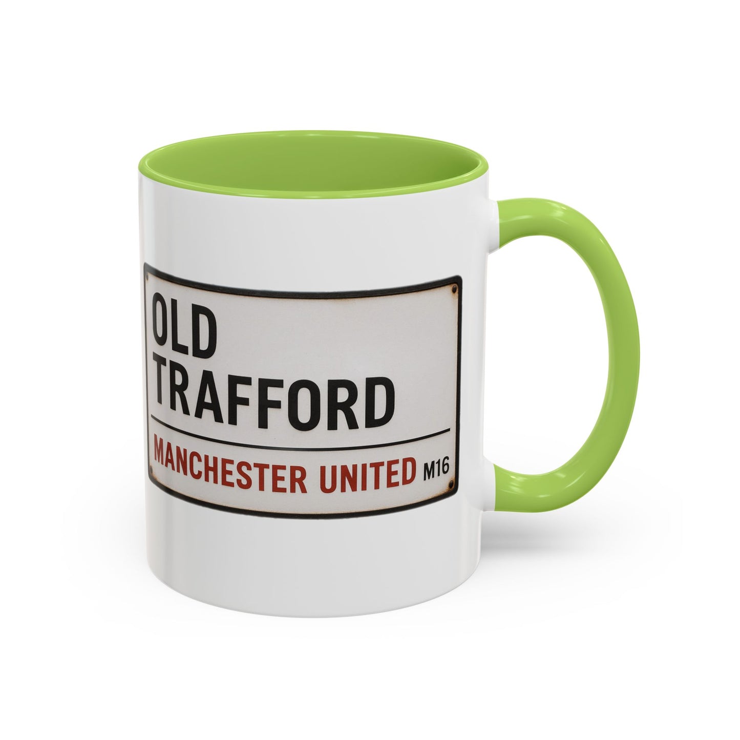 Manchester United Old Trafford Road Sign Mug