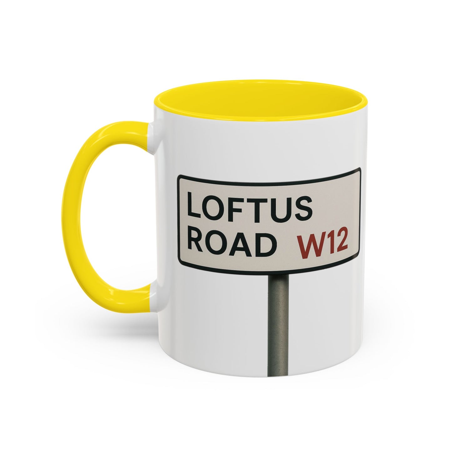 Loftus Road QPR Road Sign Mug