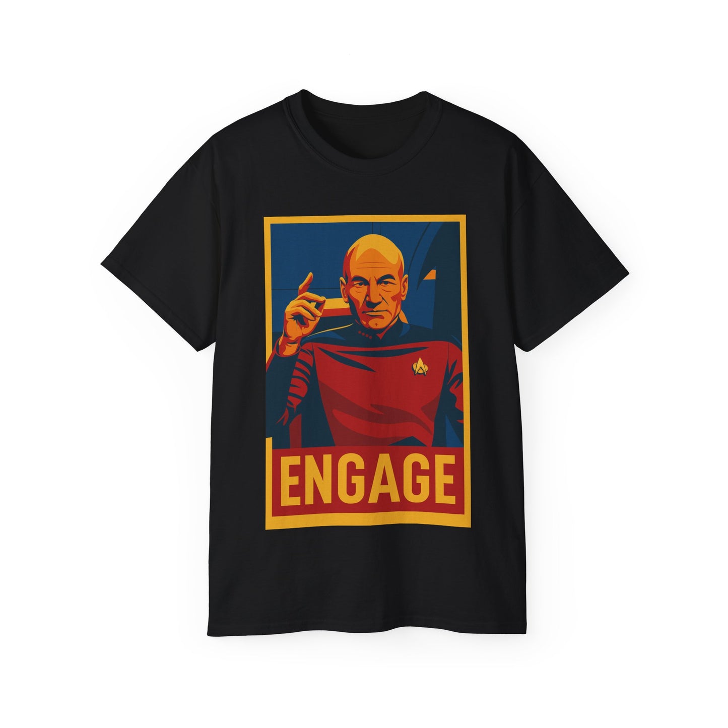 Captain Picard Engage T-Shirt