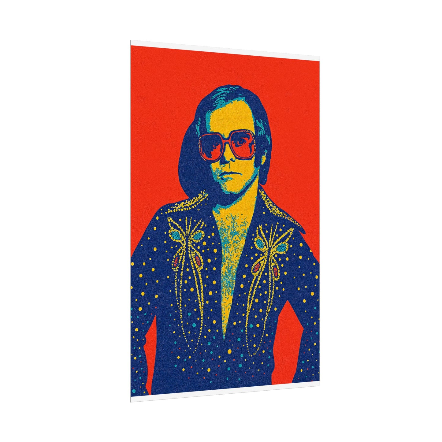 E. John Pop Art Poster