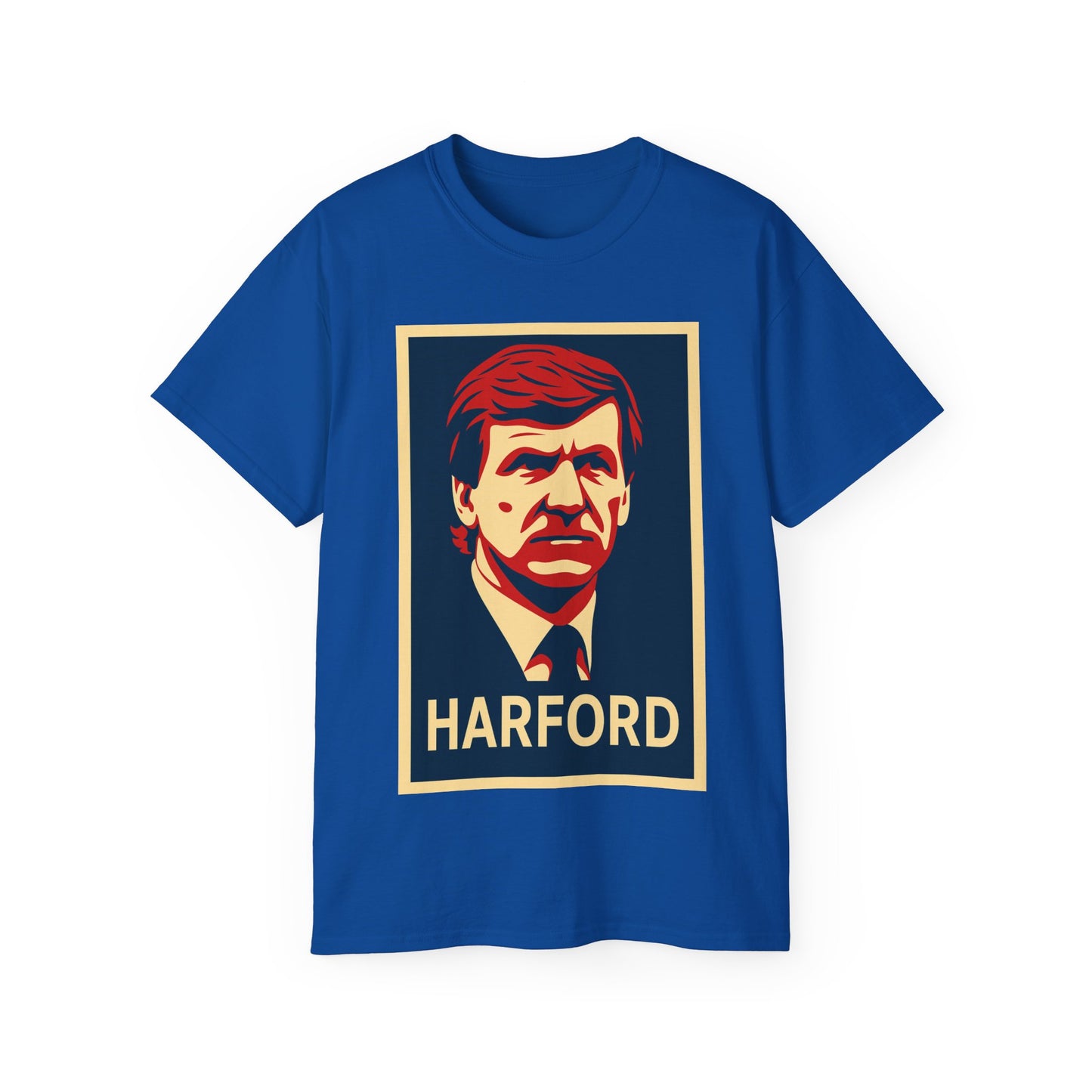 Ray Harford Hope Poster T-Shirt - Luton Town