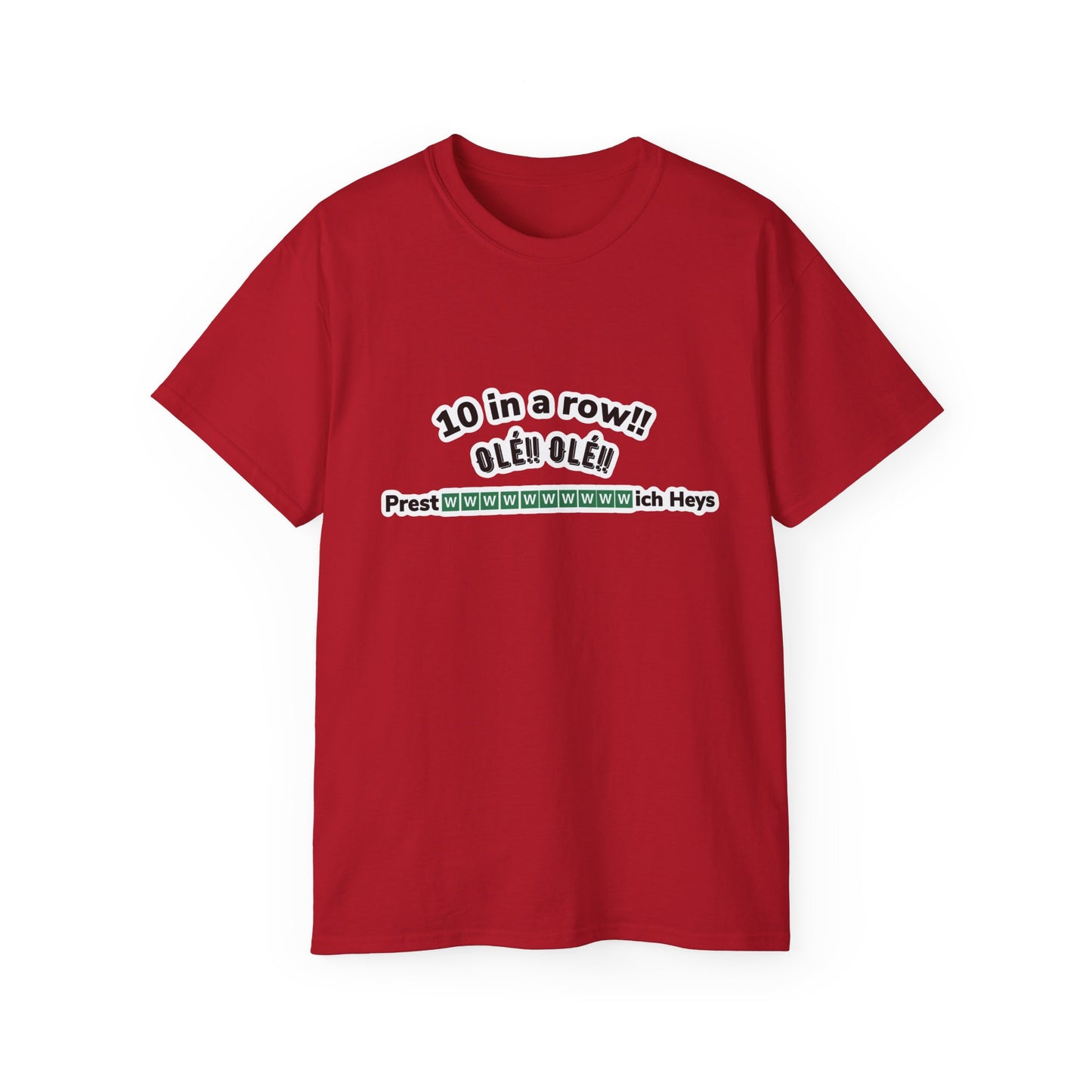 Prestwwwwwwwwwwich Heys Unisex Ultra Cotton Tee