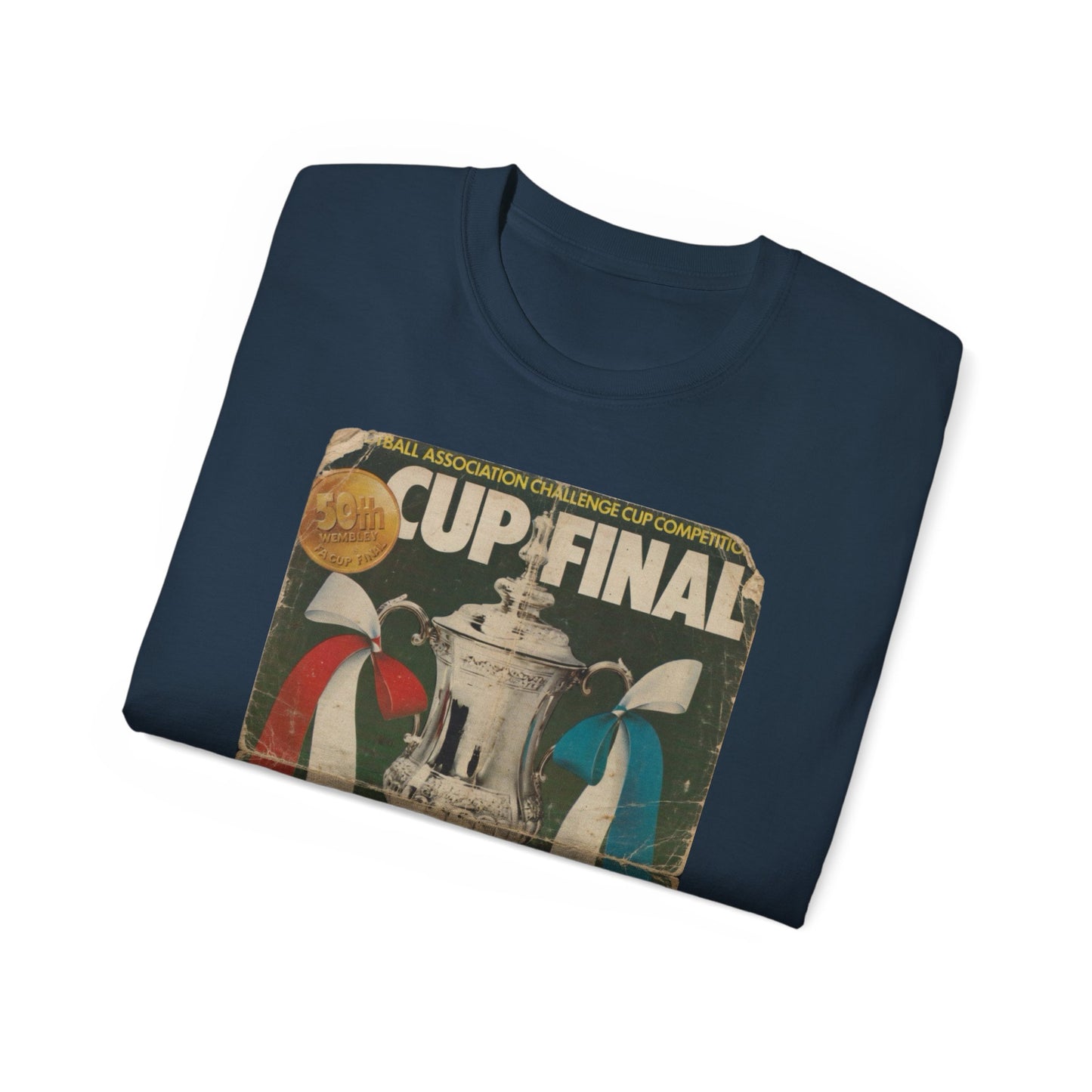 1978 FA Cup Final Programme Ipswich Town Arsenal Poster Unisex Ultra Cotton Tee
