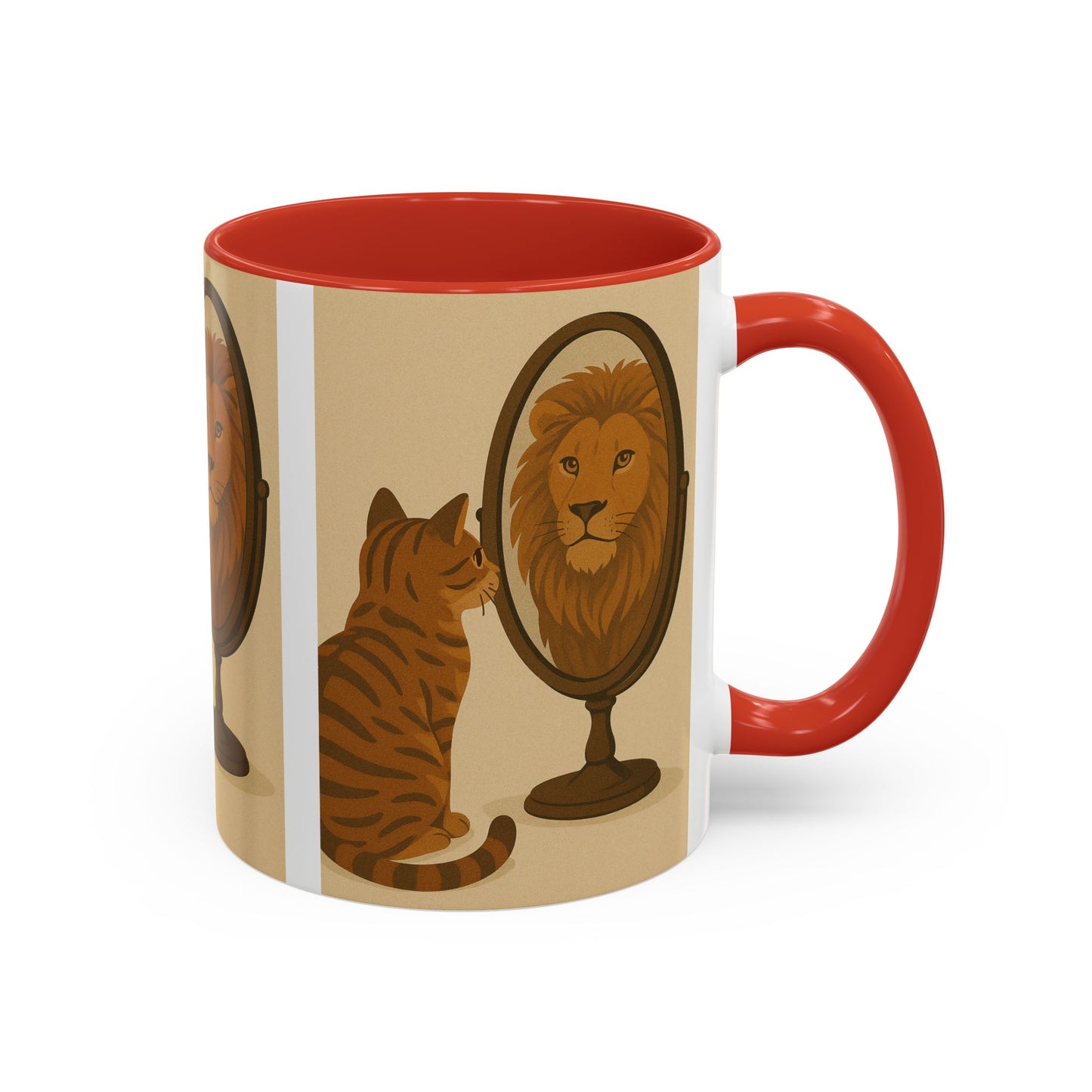 Cat and Lion Mug