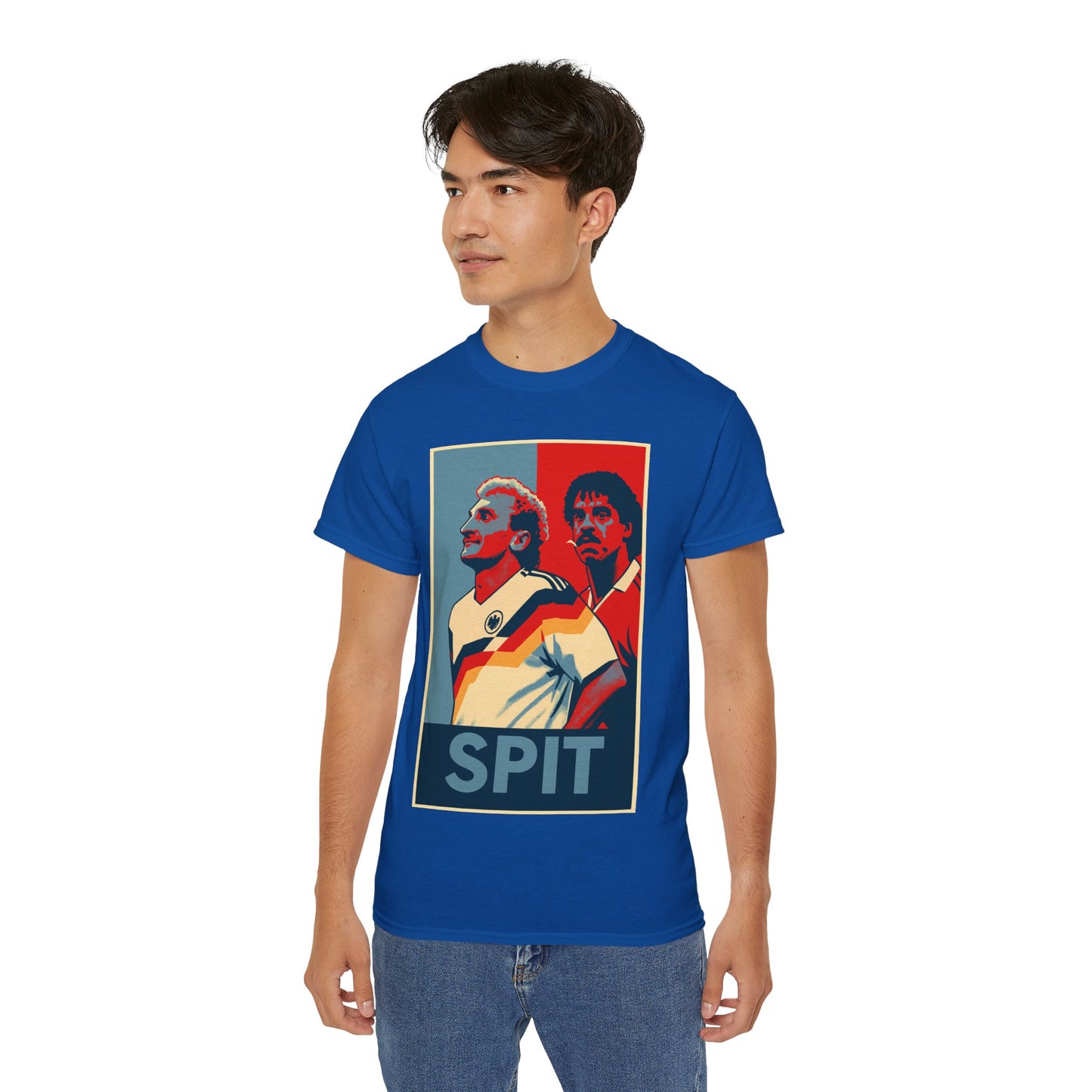 Rudy Voller and Frank Rijkaard Italia 90 Hope Poster T-shirt - Spit