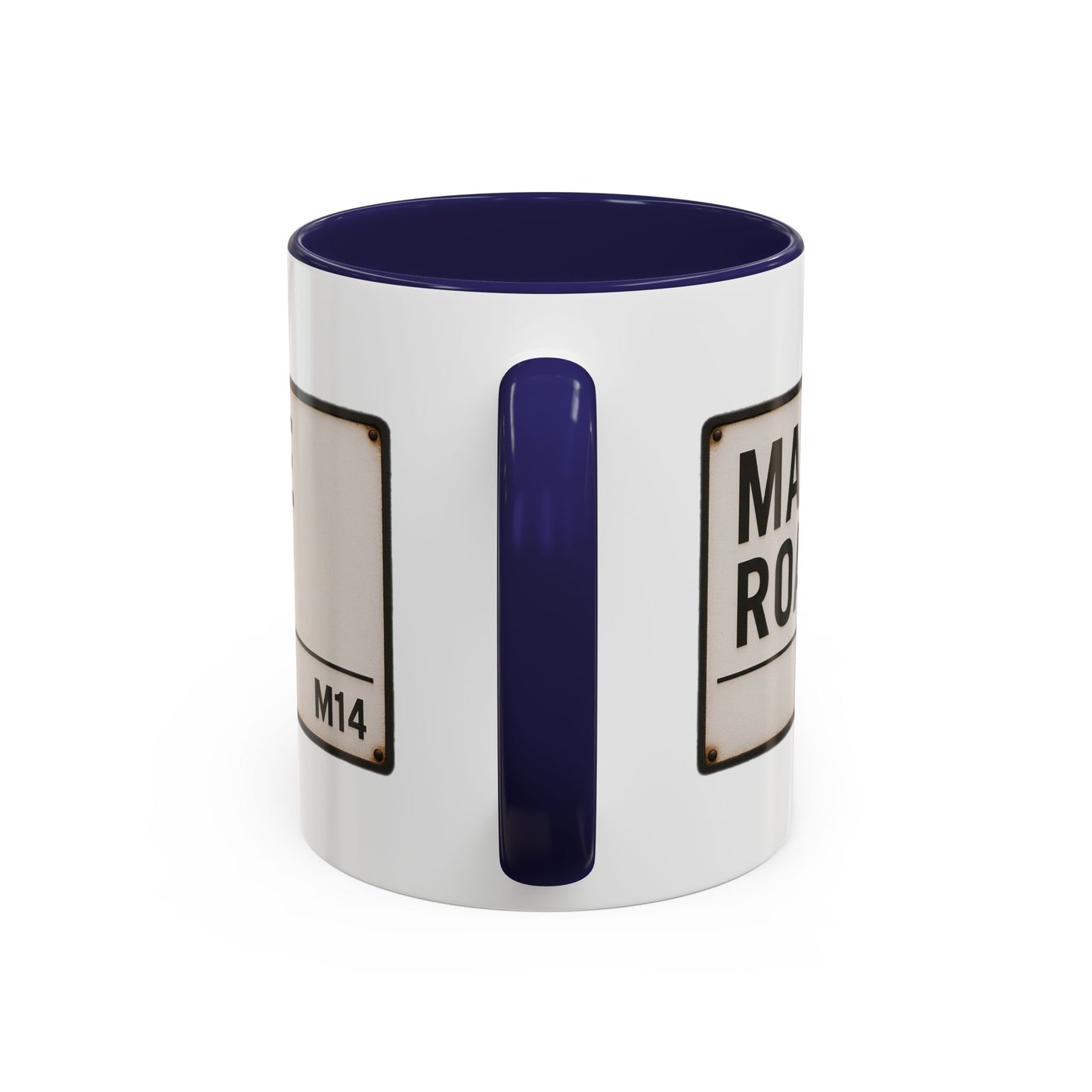 Maine Road Manchester City Road Sign Mug