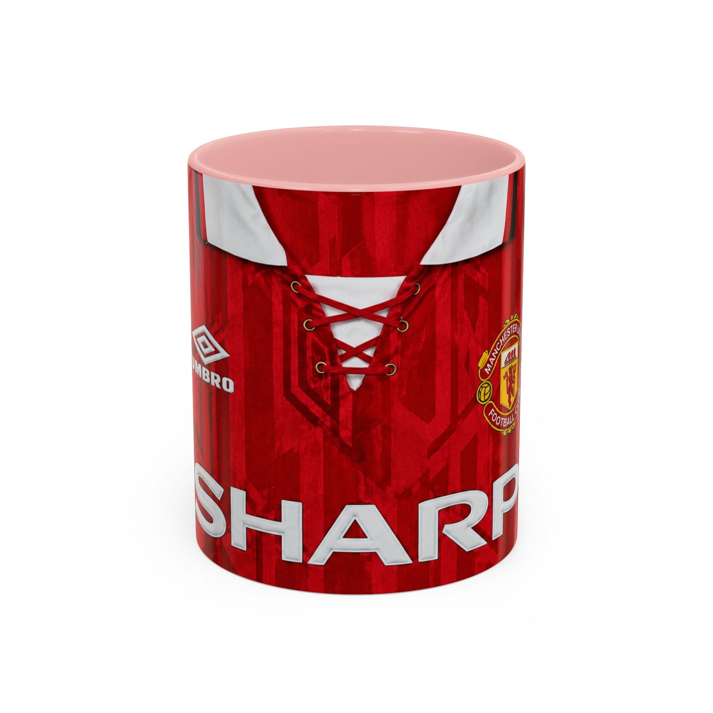 Manchester United 1992 - 94 Shirt Accent Coffee Mug (11, 15oz)