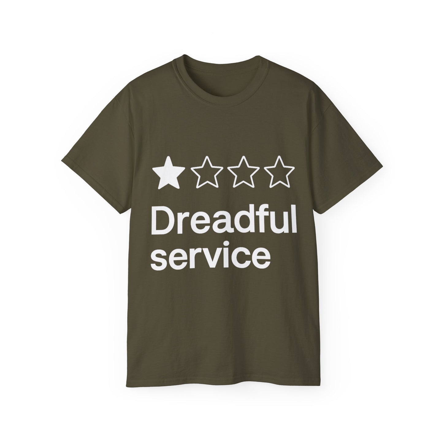 One Star Dreadful Service T-Shirt