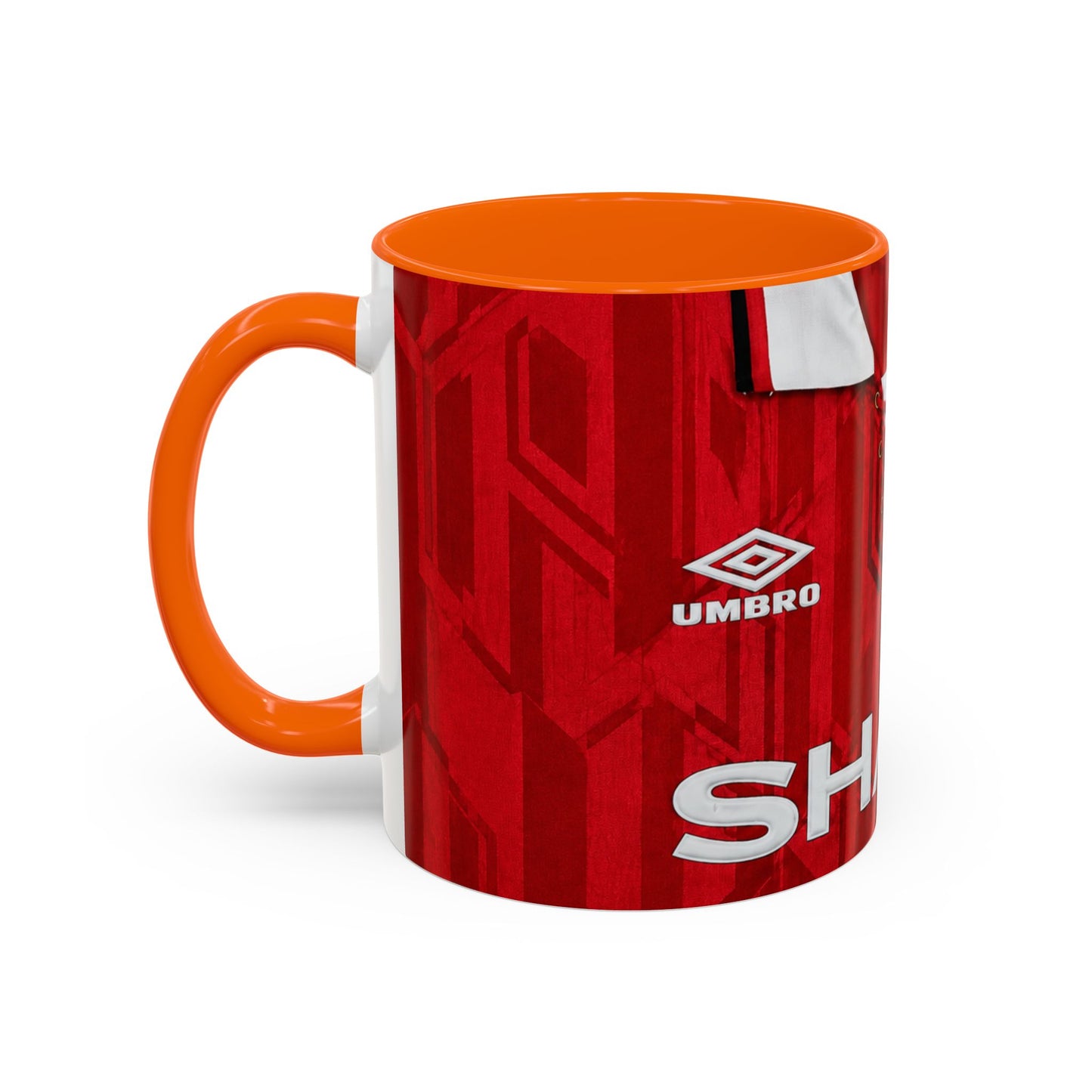 Manchester United 1992 - 94 Shirt Accent Coffee Mug (11, 15oz)
