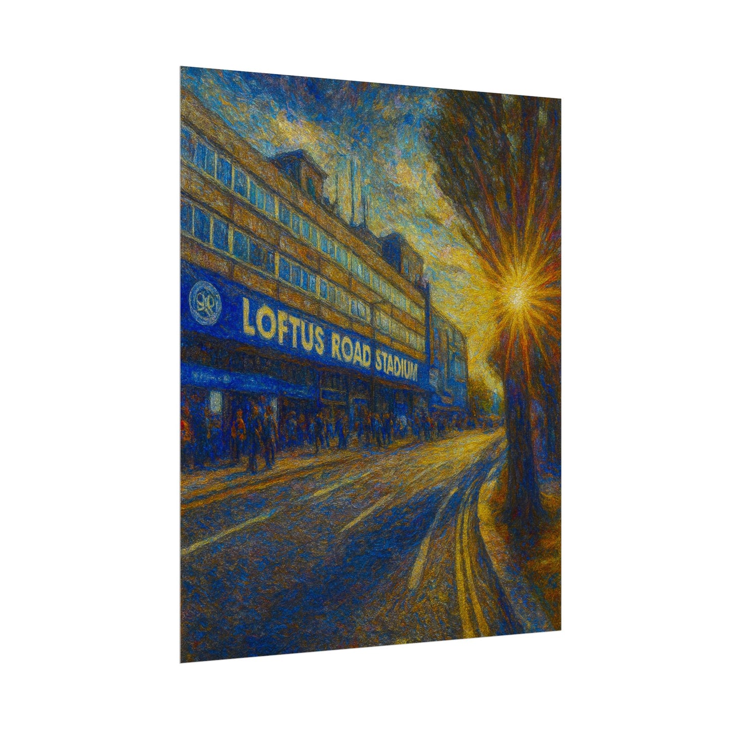 Queens Park Rangers Loftus Road Stadium Rolled Poster