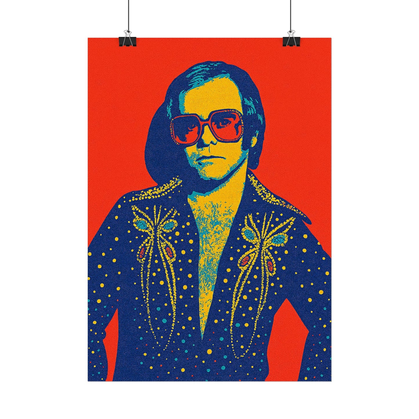 E. John Pop Art Poster